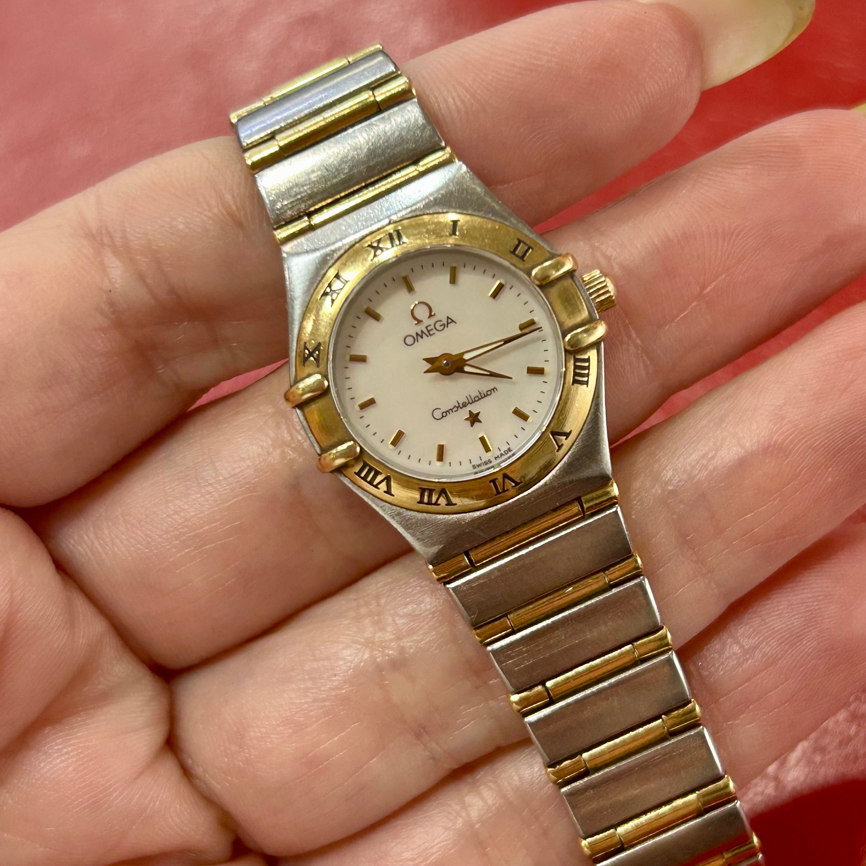 Vintage Omega Constellations Ref 6553/865 | 23mm | 18k Yellow Gold & Stainless Steel