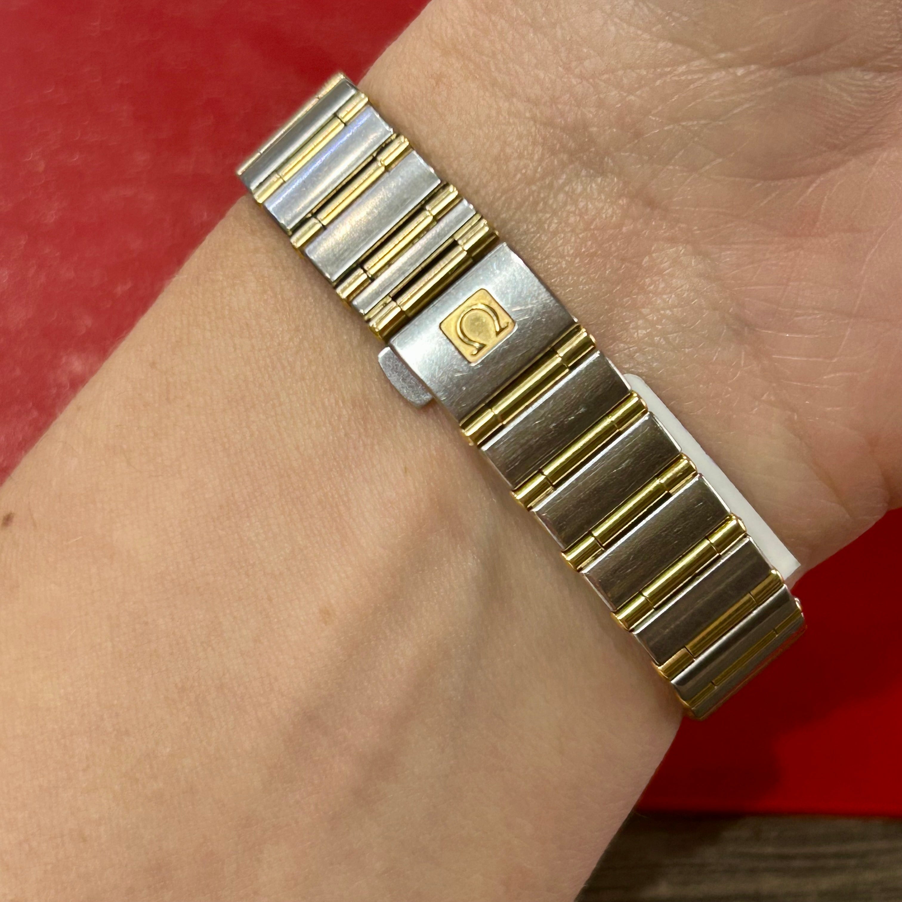 Vintage Omega Constellations Ref 6553/865 | 23mm | 18k Yellow Gold & Stainless Steel