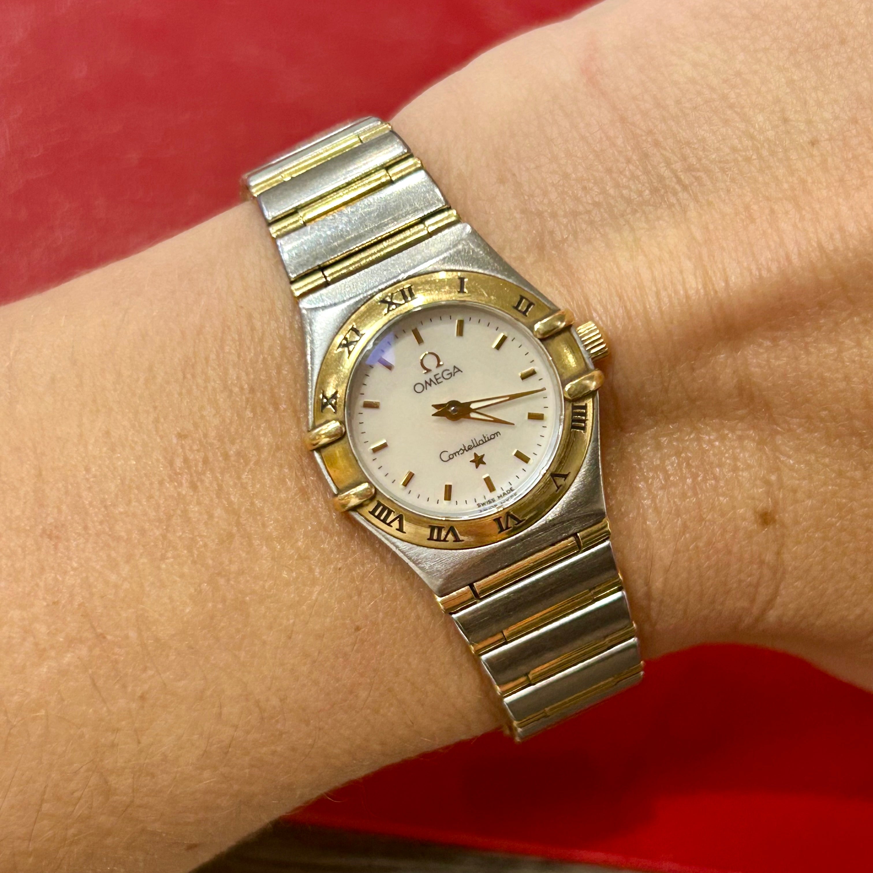 Vintage Omega Constellations Ref 6553/865 | 23mm | 18k Yellow Gold & Stainless Steel