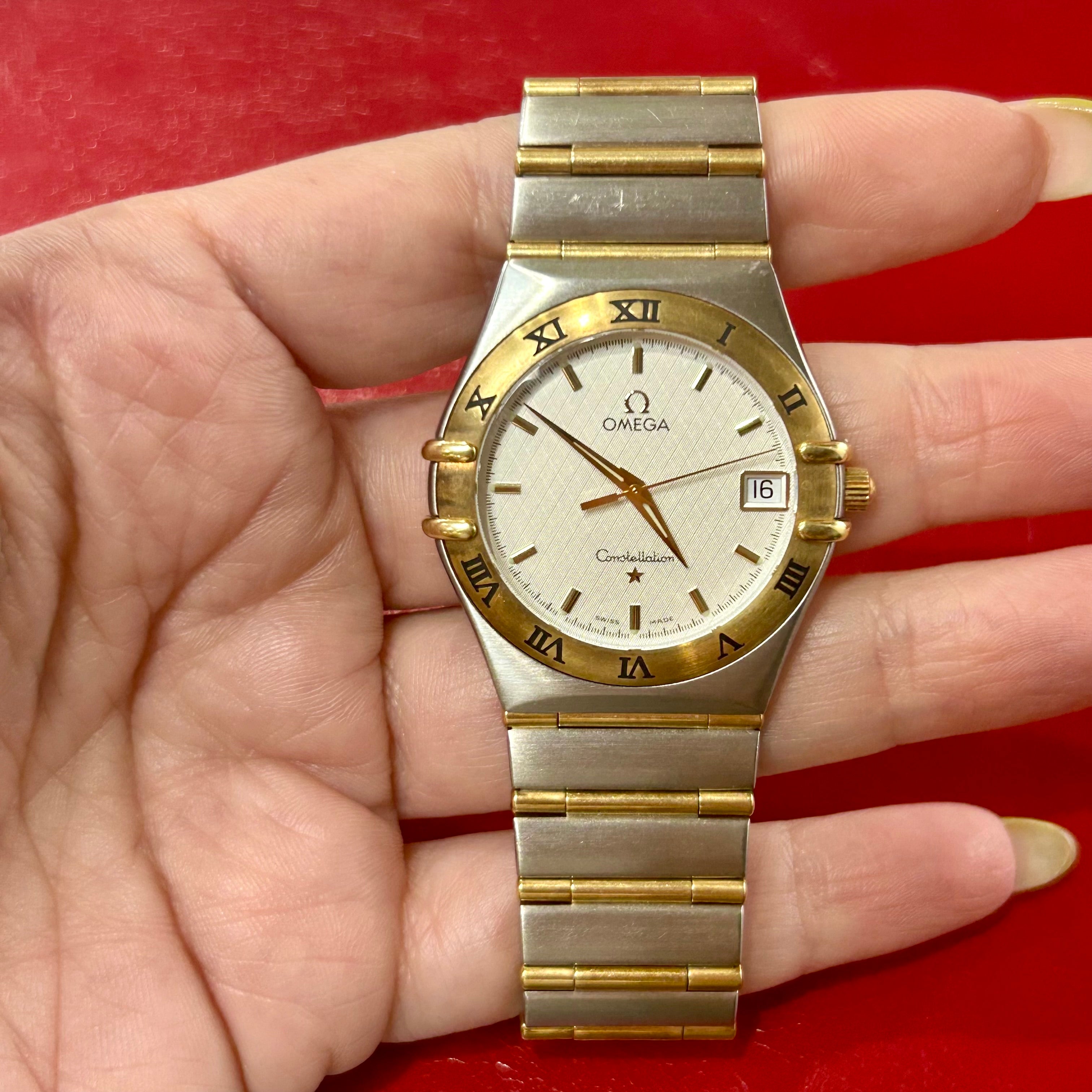 Vintage Omega Constellations Ref 1552/862 | 34mm | 18k Yellow Gold & Stainless Steel