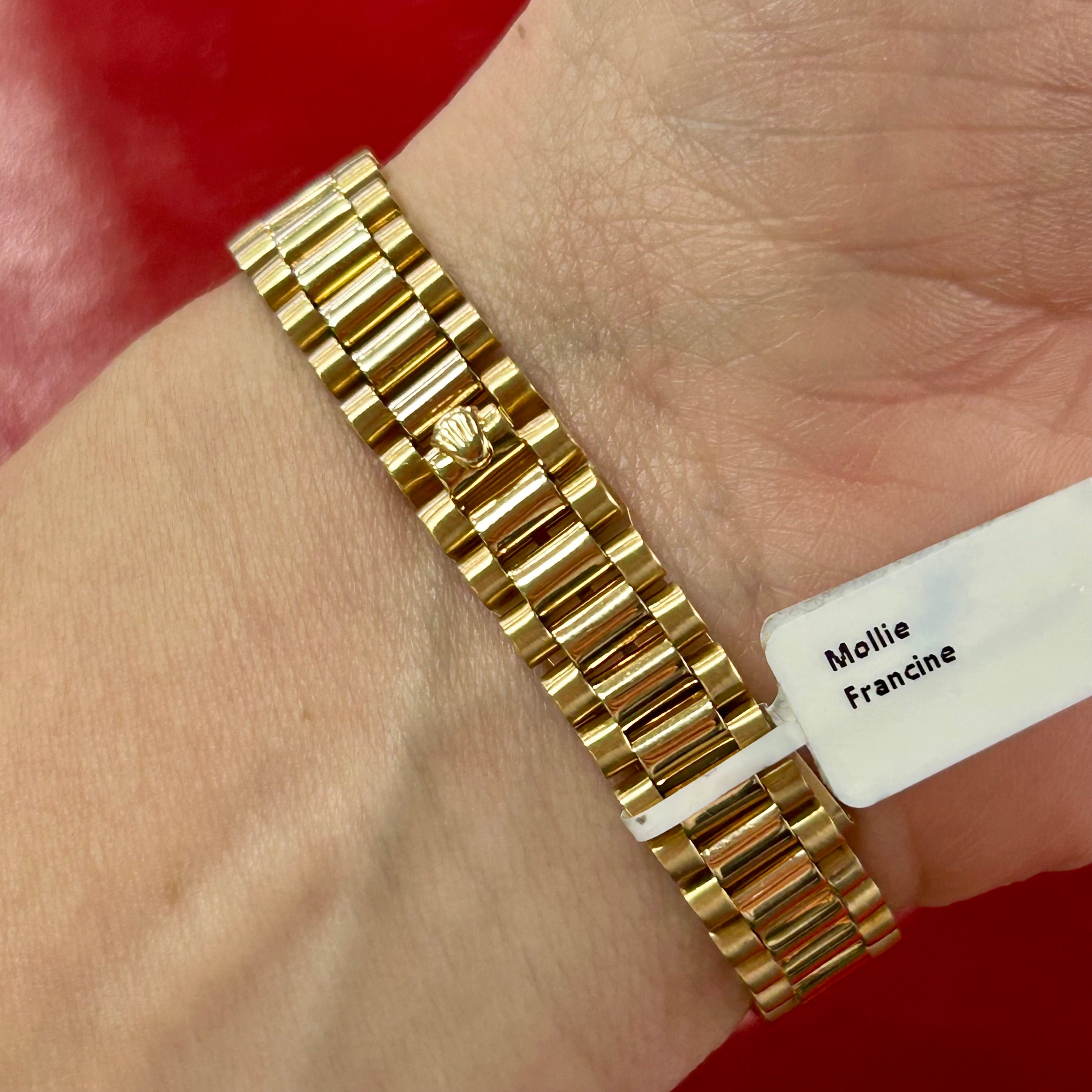 Rolex Lady President Ref 6917 | 26mm | Silver Diamond Dial | Custom Diamonds