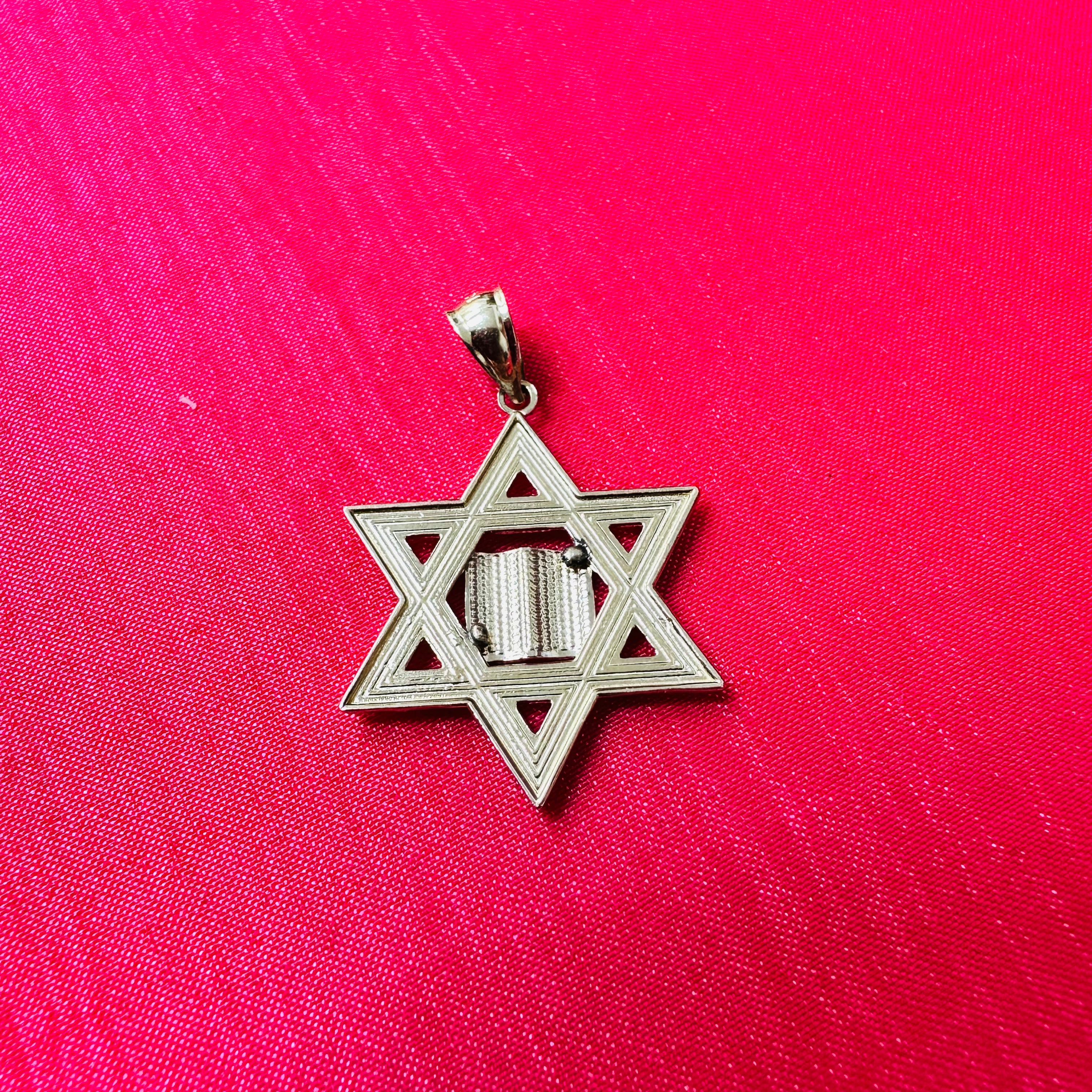 14K Yellow Gold Star of David