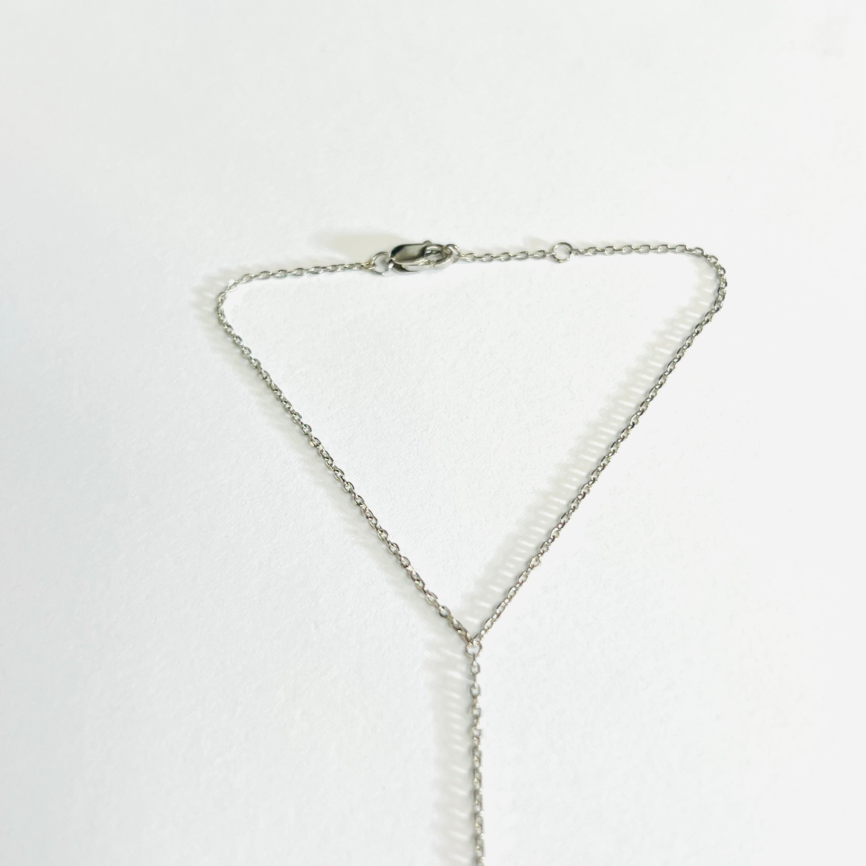 Marquis 14K White Gold Handchain