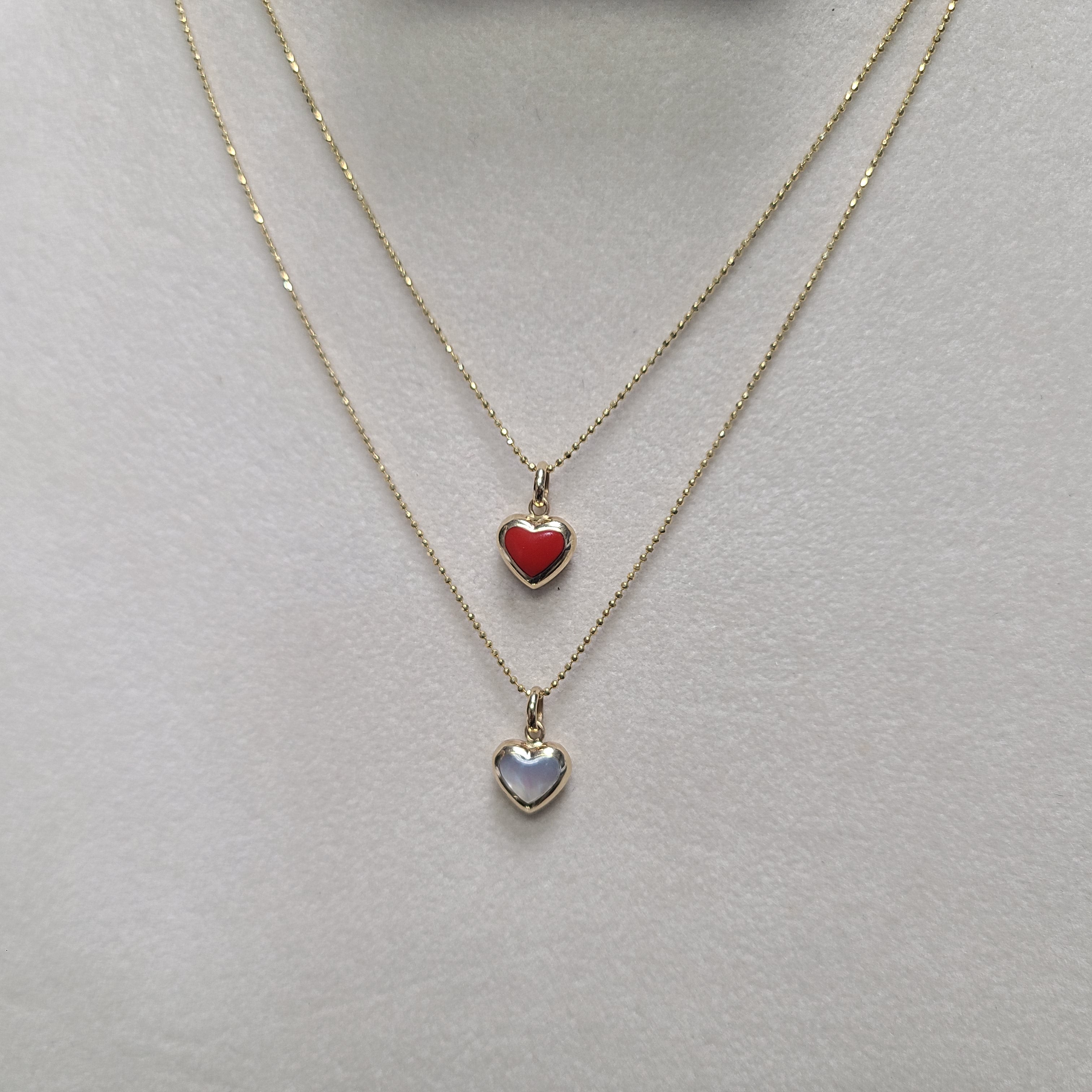 Cute 14K Yellow Gold Puffy Heart Charm