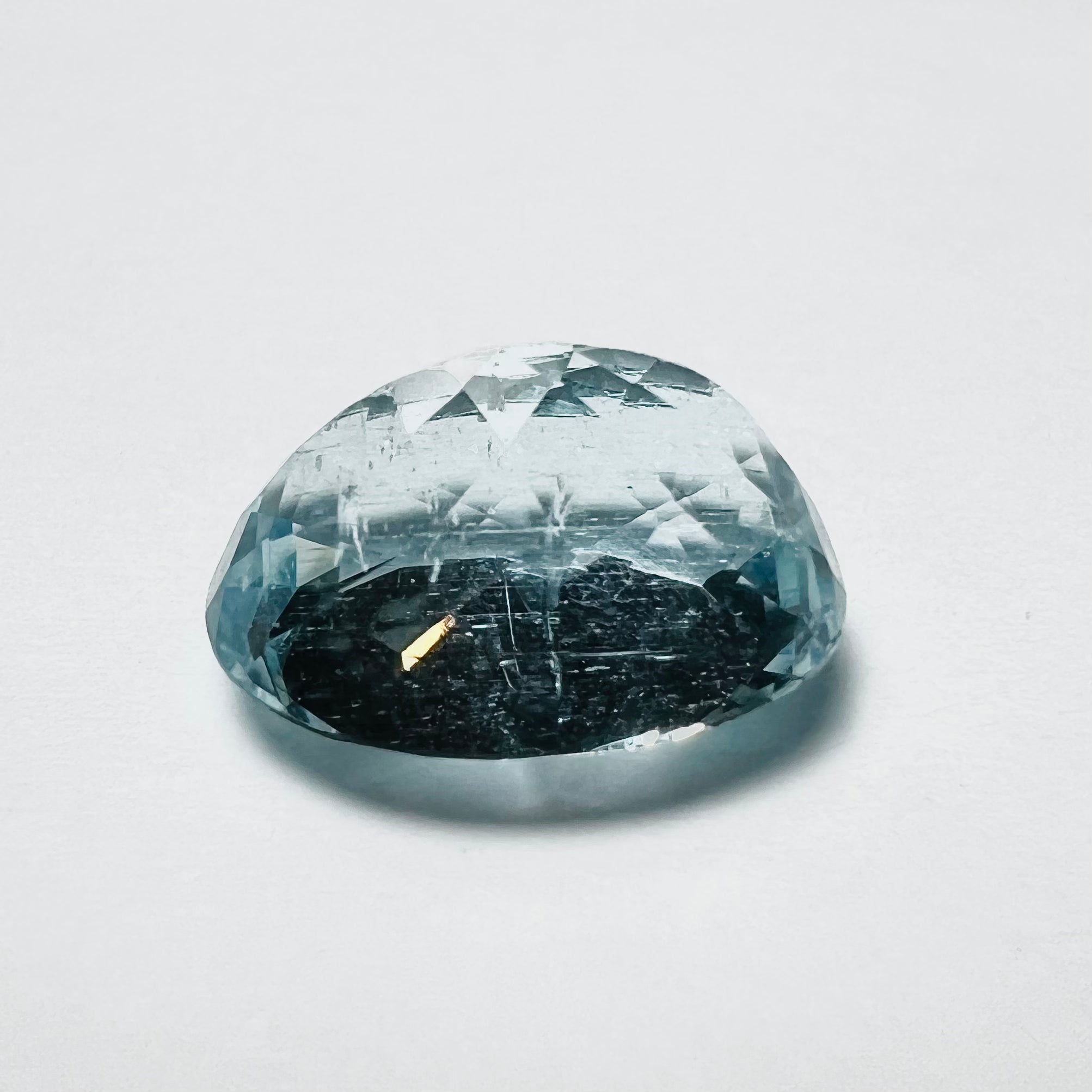 4.2CTW Loose Natural Aquamarine 11x9x6mm Earth mined Gemstone