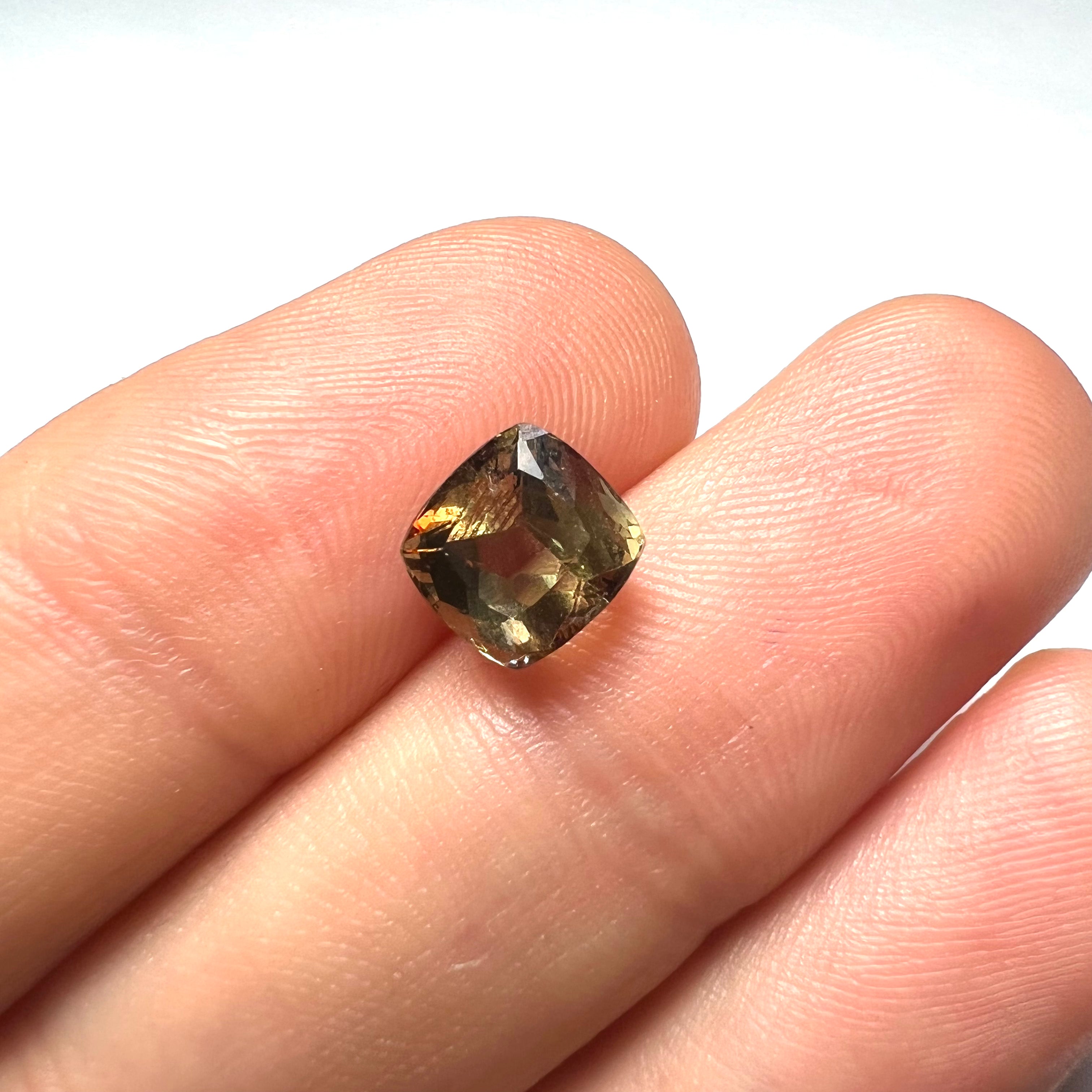 2.38CTW Natural Bicolor Tourmaline 7x5mm Earth mined Gemstone