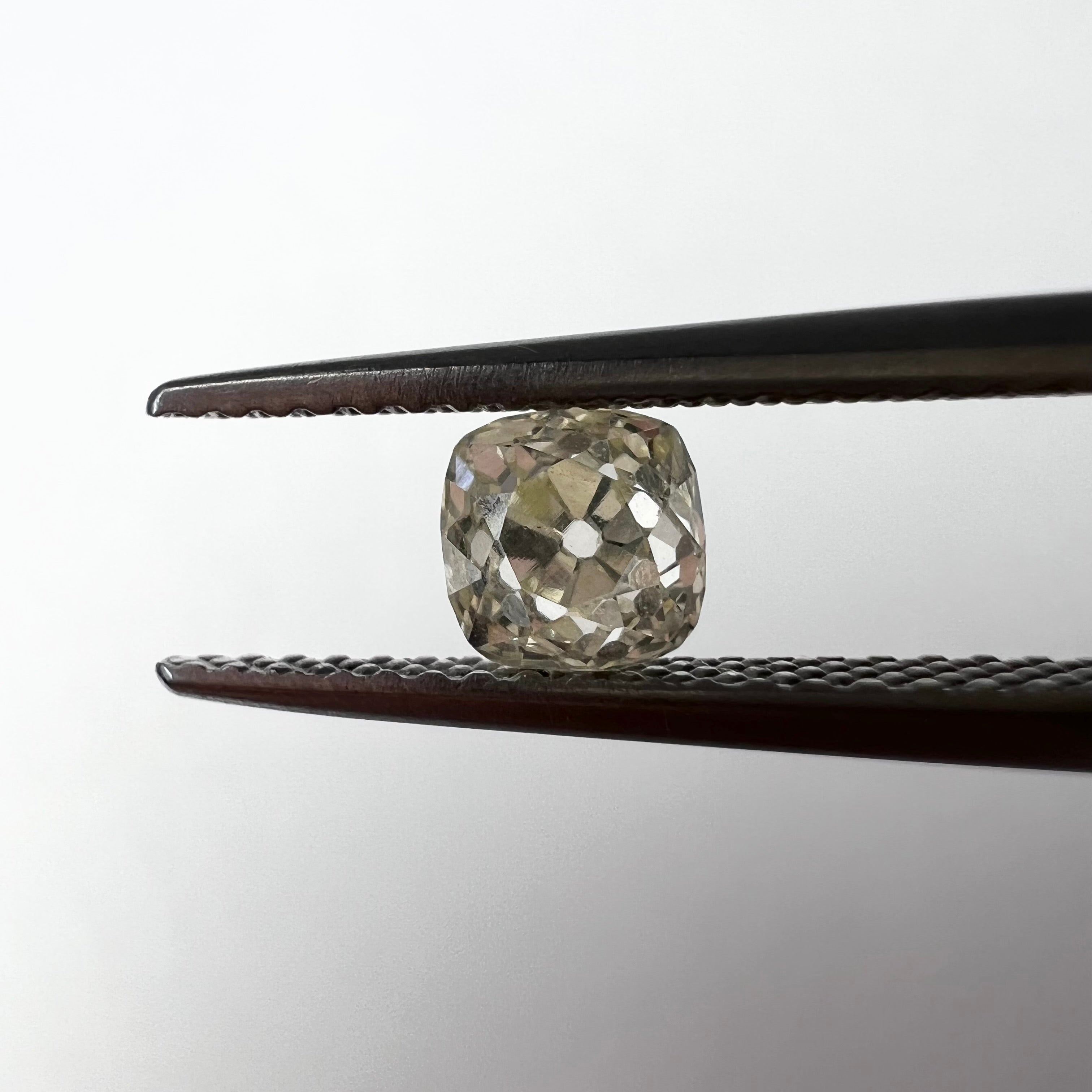 .58CT Old Mine Cut Diamond P VS2 4.51x4.59x3.66mm Natural Earth mined