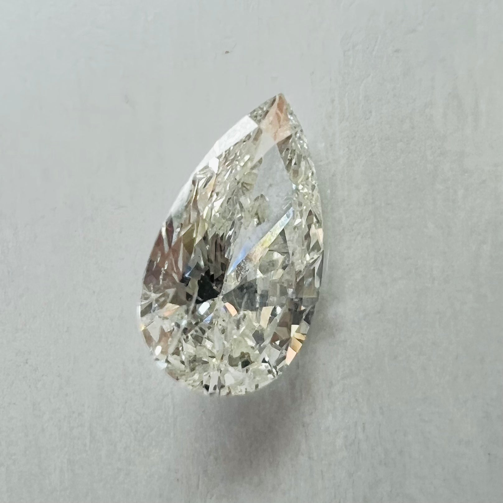 .31CT Pear Brilliant Diamond J I1 5.96x3.44x2.03mm Natural Earth mined