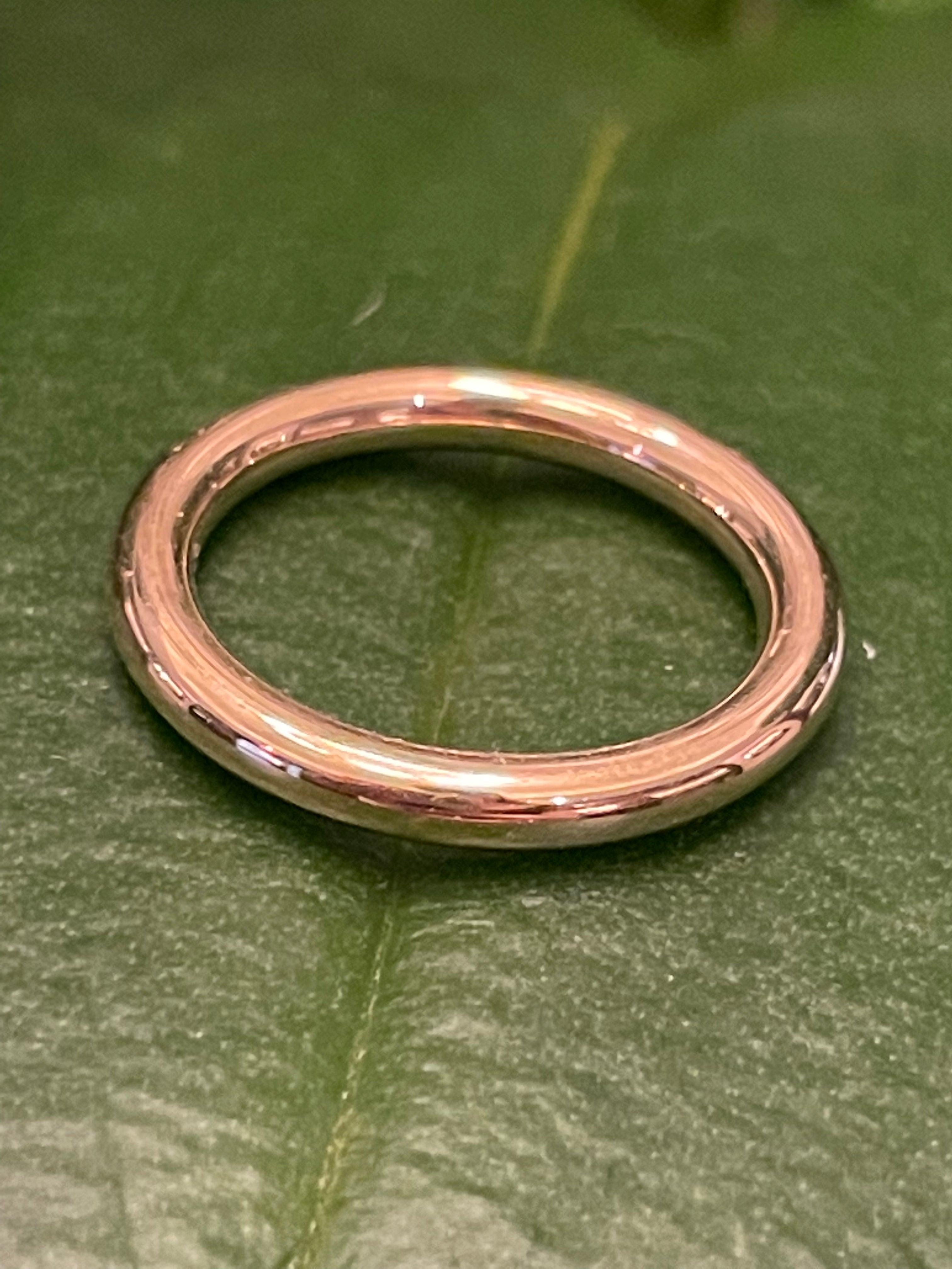 3mm Solid 18K Yellow Gold Donut Ring