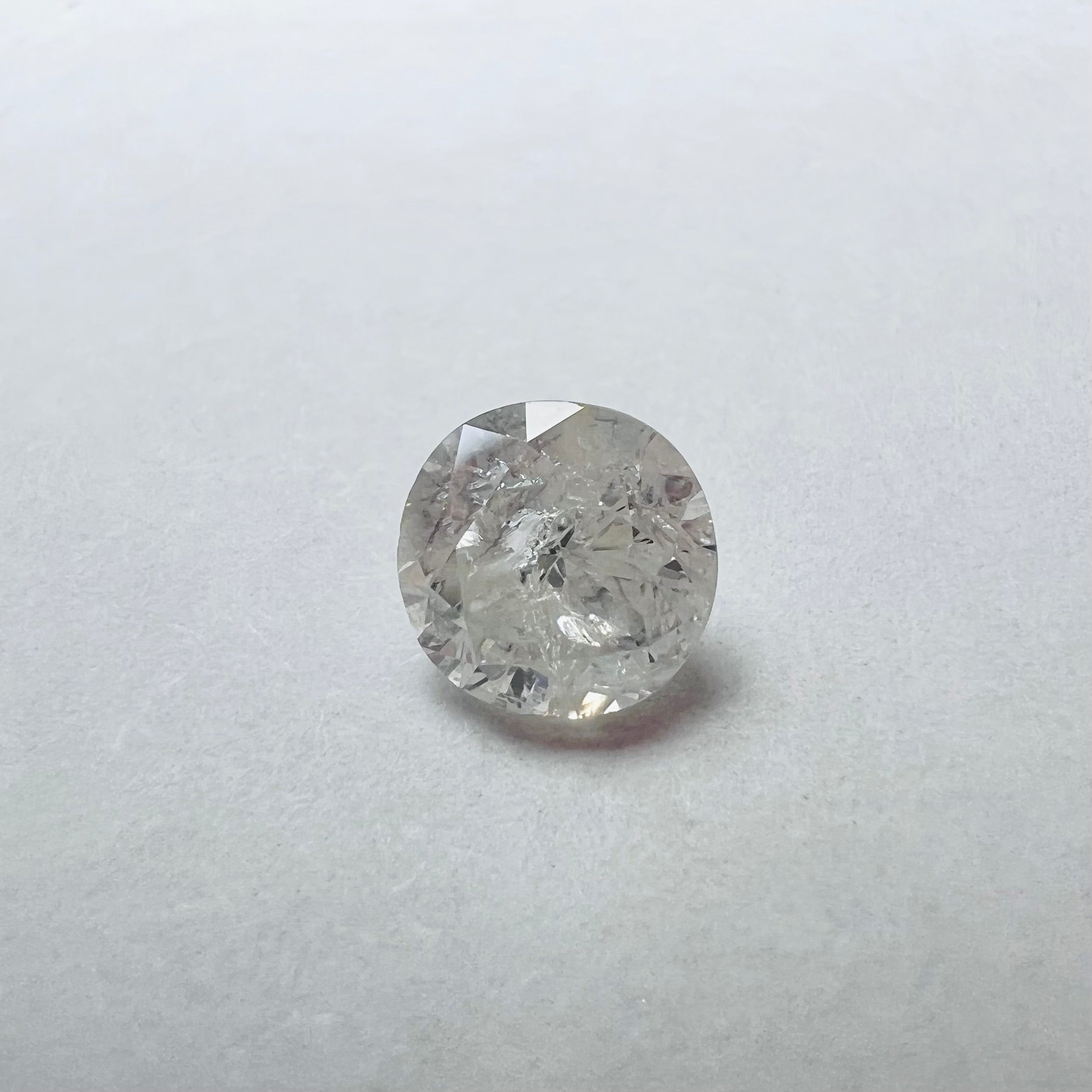 .96CT Brilliant Round Diamond G I2 5.88x5.77x4.10mm Natural Earth mined