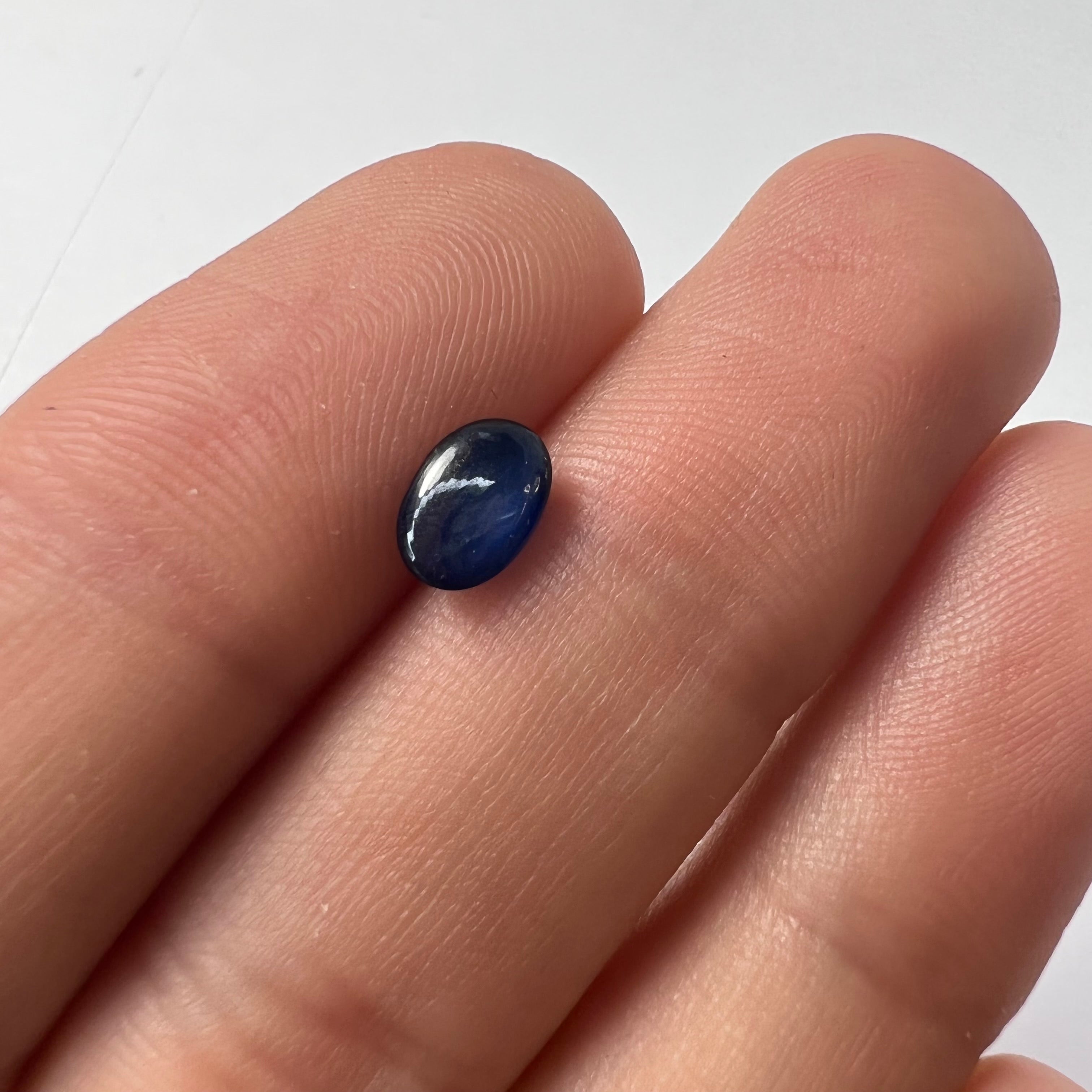 1.24CTW Loose Natural Oval Cabochon Sapphire 7.06x4.91x3.21mm Earth mined Gemsto