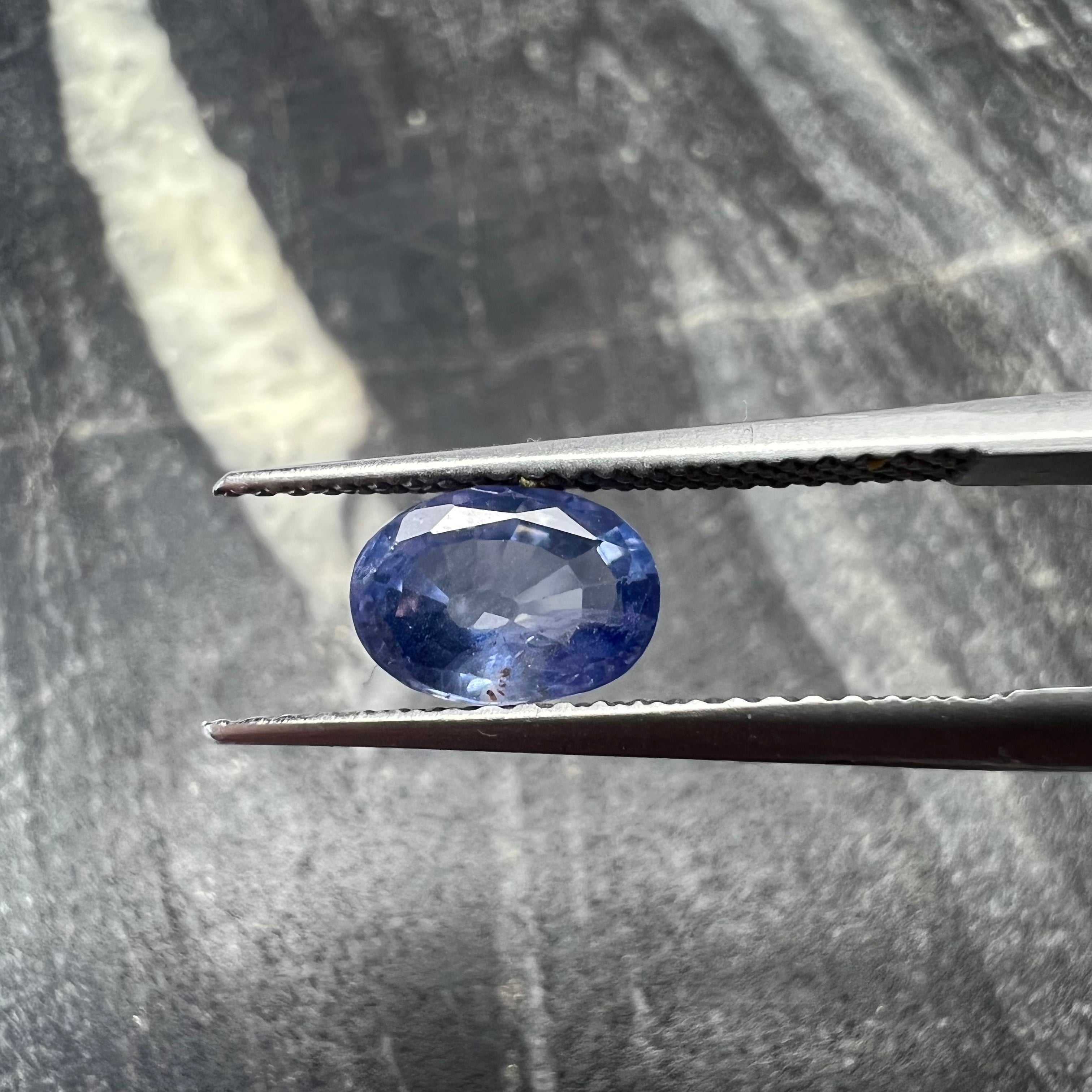 1.3CTW Loose Oval Sapphire 7.28x5.2x3.98mmEarth mined Gemstone