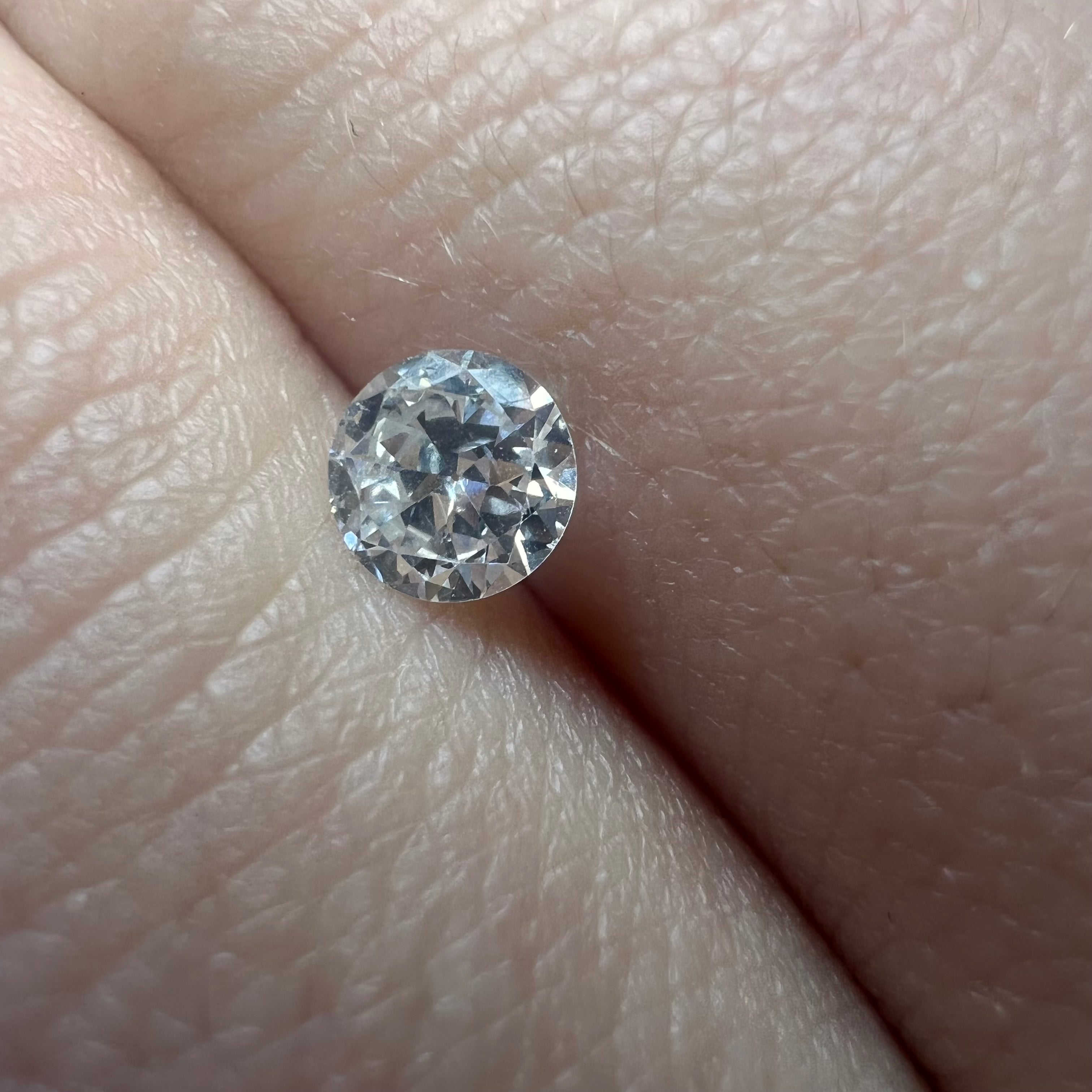 .37CT Old Mine Cut Diamond G VS2 4.72x2.53mm Natural Earth mined