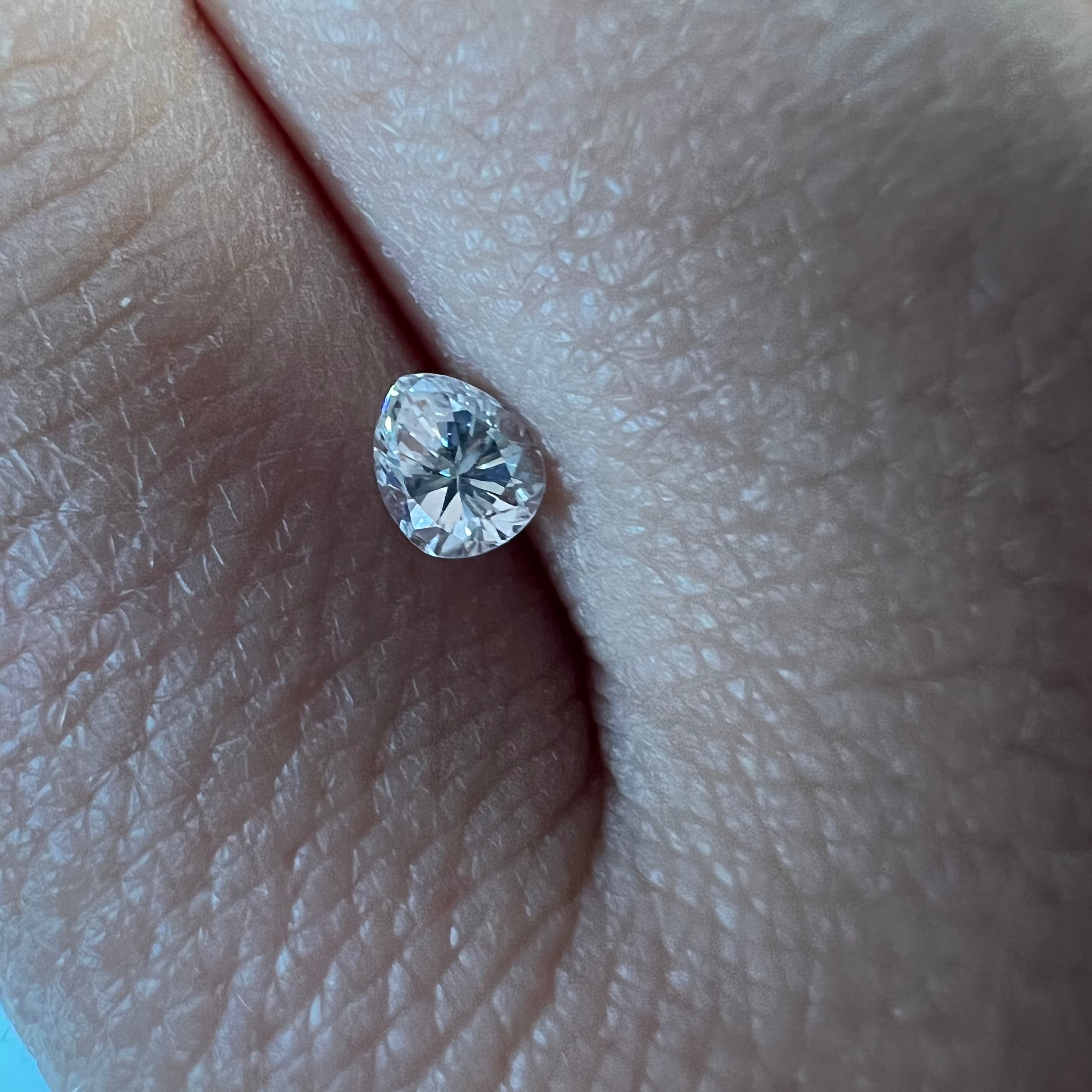 .31CT Pear Brilliant Diamond G VS2 4.85x3.87x2.63mm Natural Earth mined
