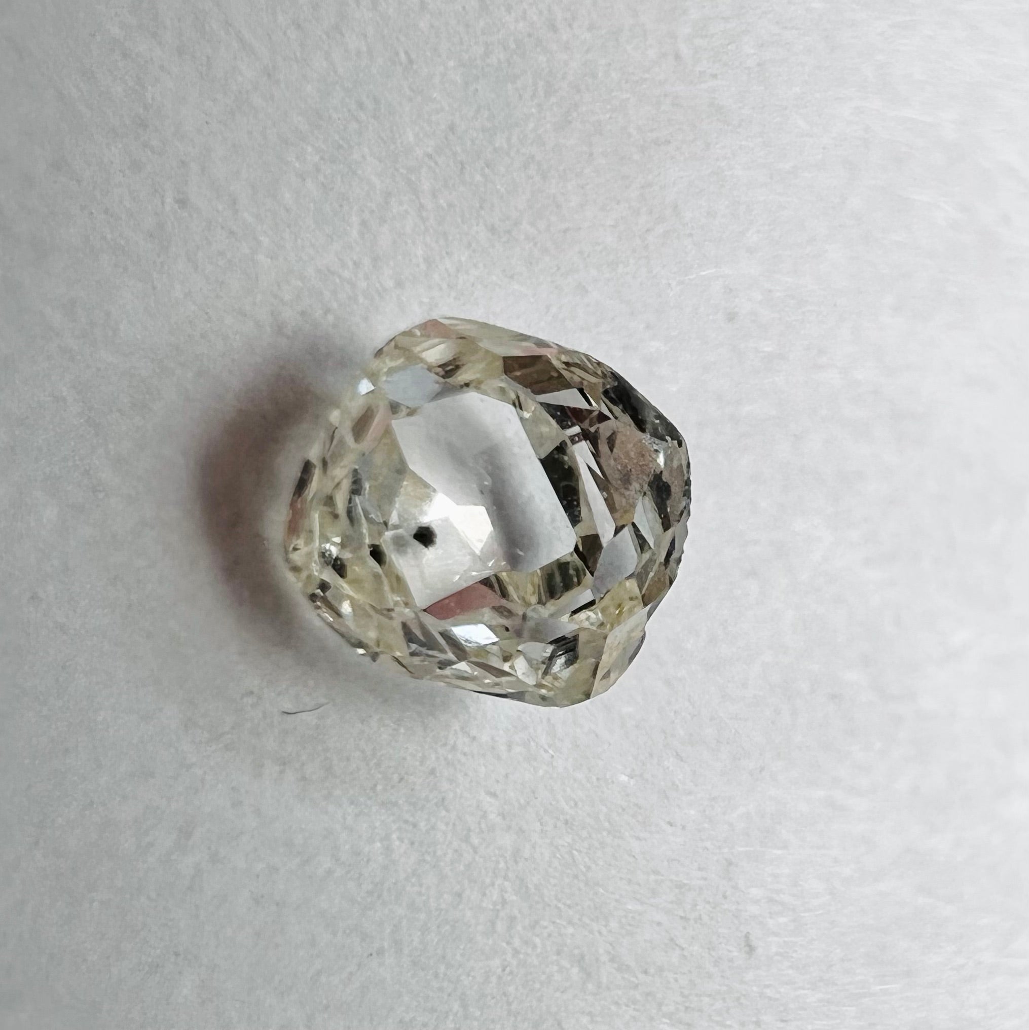.43 CT Old Mine Cut Diamond K I1 4.34x4.51x2.37mm Natural Earth mined
