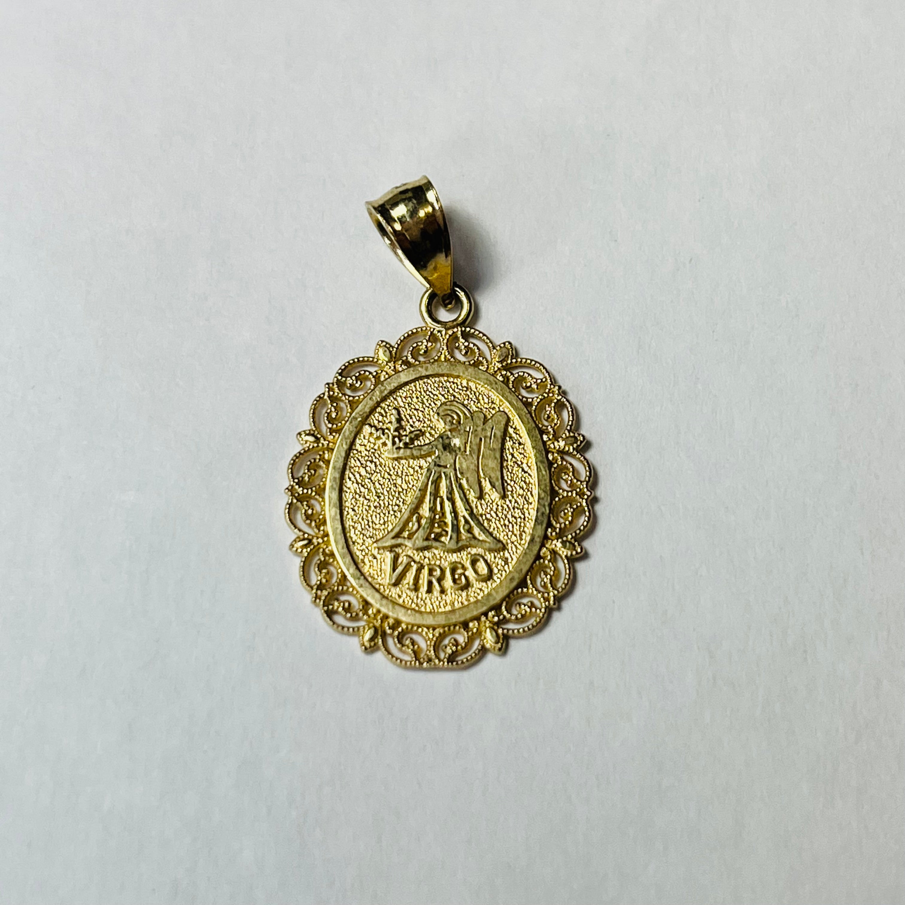 Virgo Pendant 14K Yellow Gold