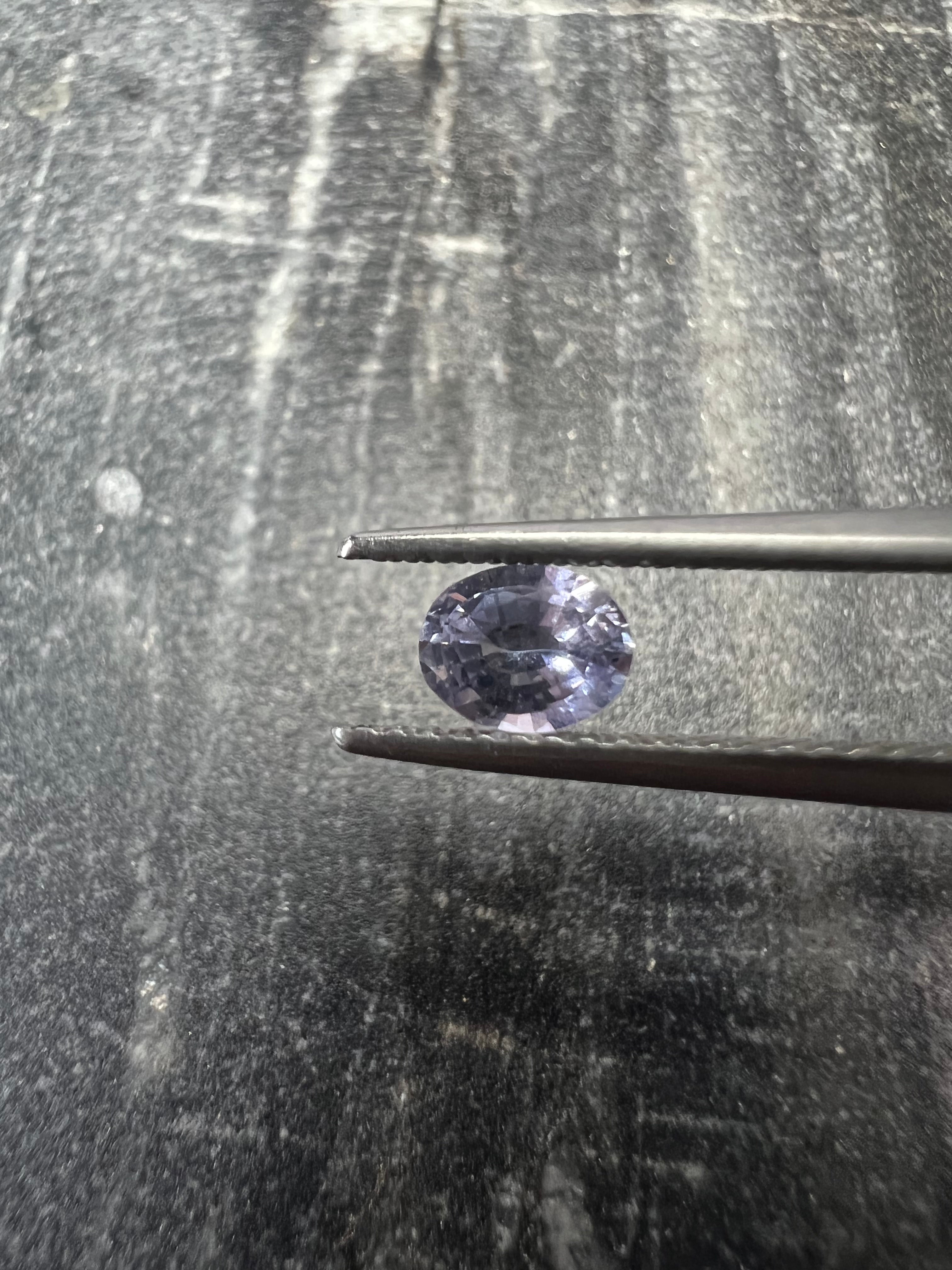 .48CT Loose Oval Blue Sapphire 5.36x4.28x2.9mm Earth mined Gemstone