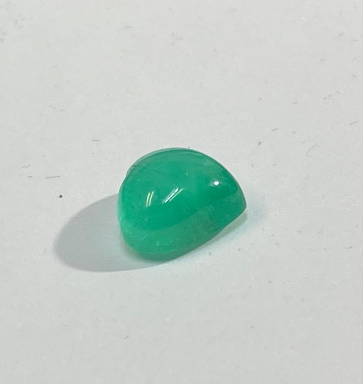 4.96CT Natural Emerald Loose Heart Cabochon 10x10mm