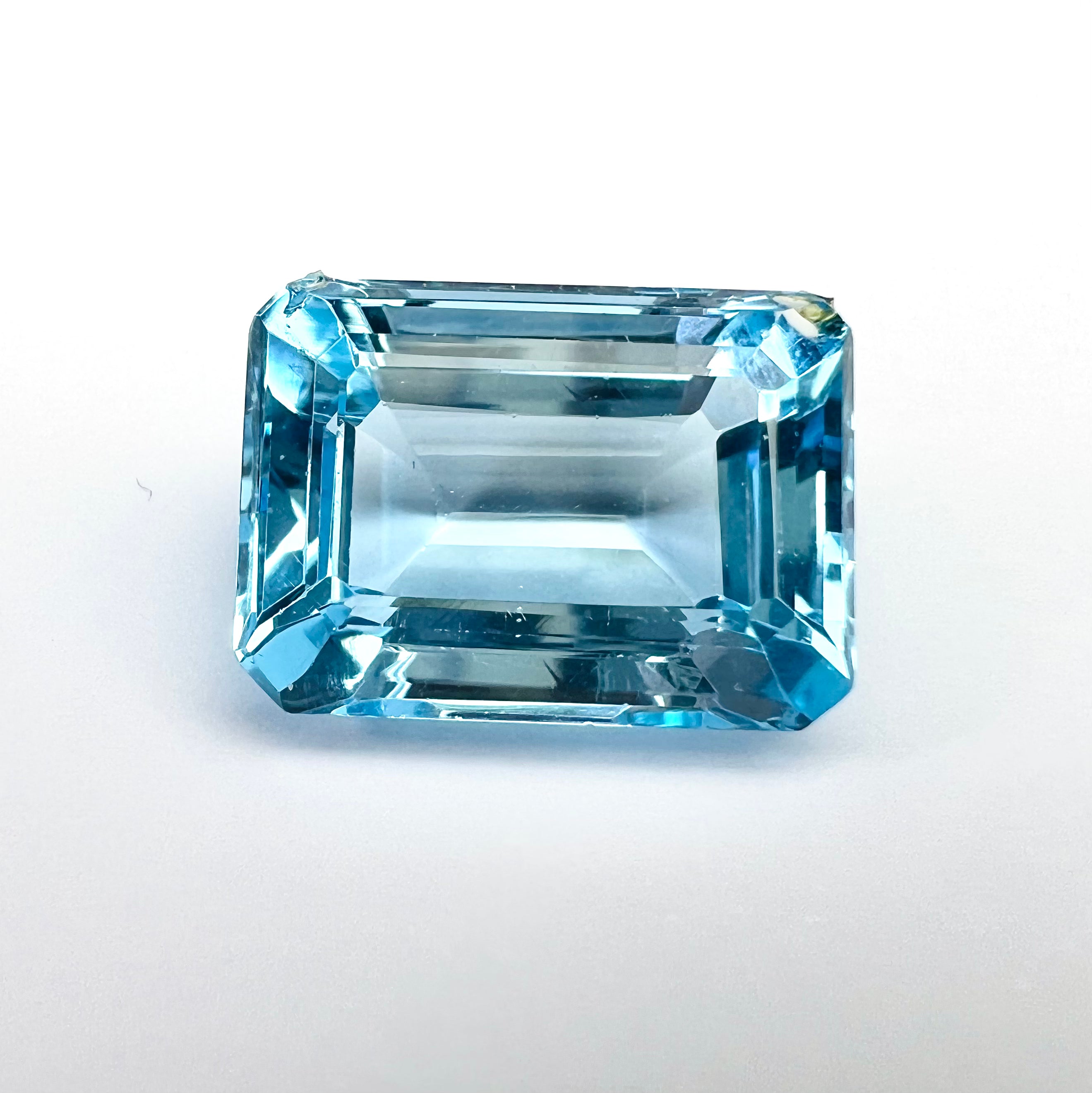 13.97CTW Loose Natural Octagon Cut Topaz 15.9x11.5x7.6mm Earth mined Gemstone