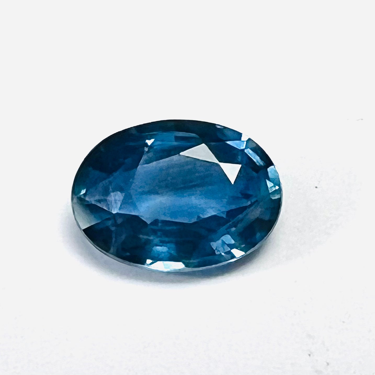 .88CTW Loose Oval Blue Sapphire 6.97x5.1x2.88mm Earth mined Gemstone