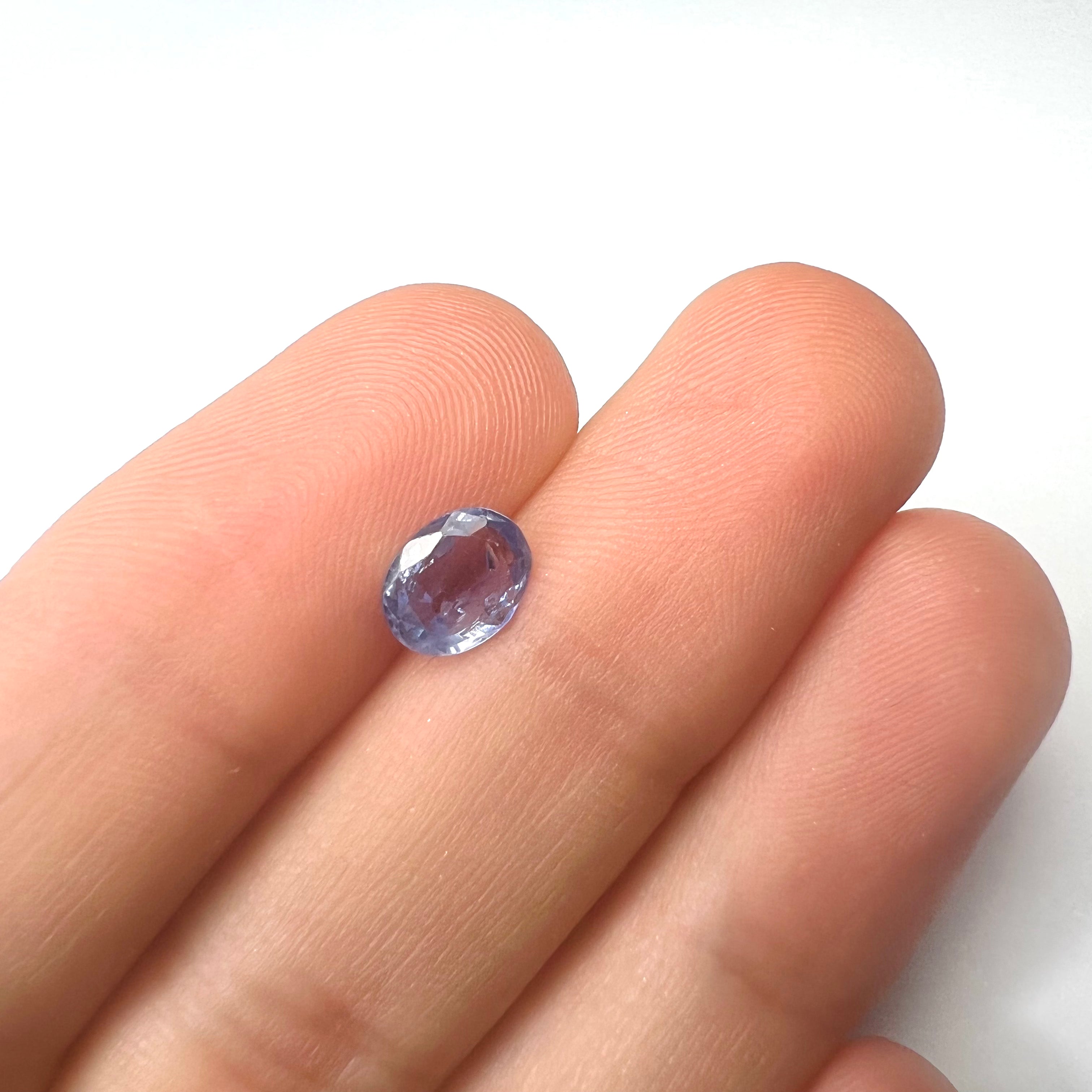 1.3CTW Loose Sapphire 7.5x5.96x3.13mm Earth mined Gemstone