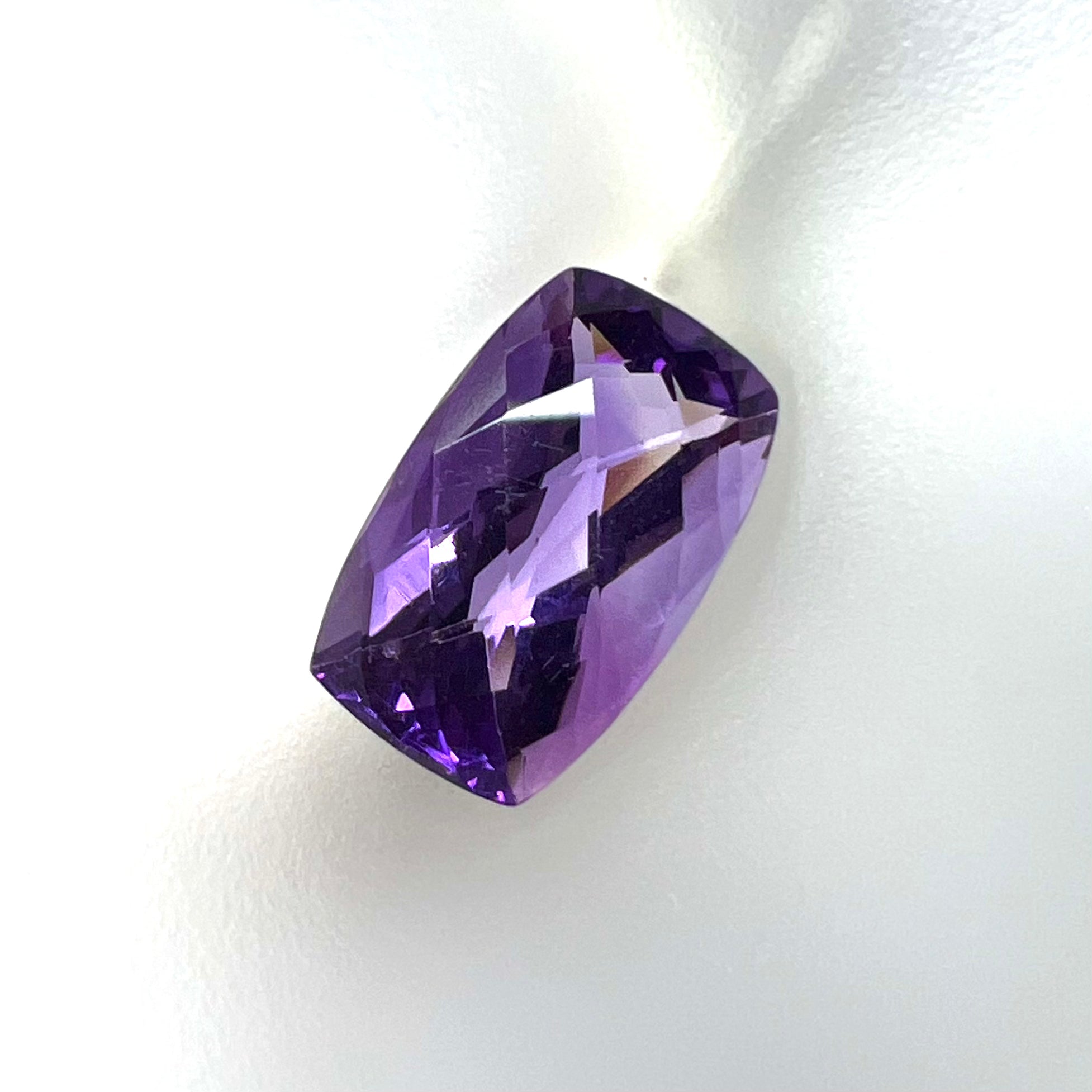 4.12CTW Loose Natural Fancy Cut Amethyst 13x8x6.15mm Earth mined Gemstone