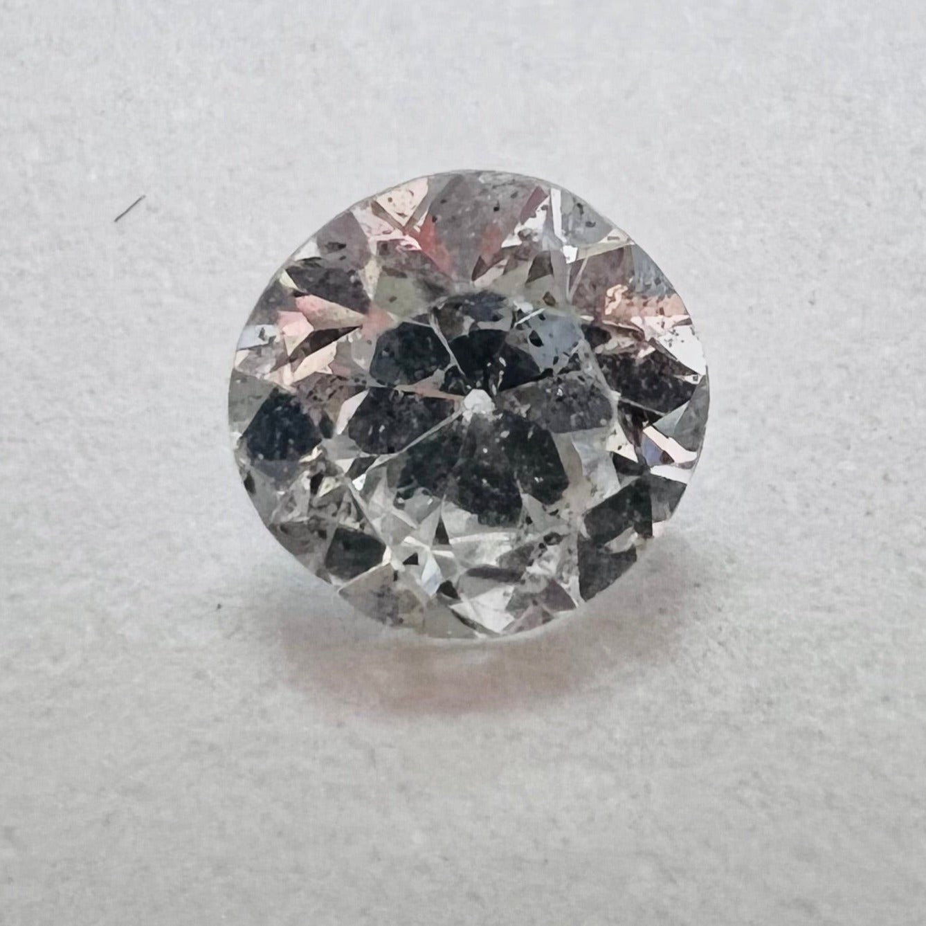 .32CT Old Mine Cut Diamond F SI2 4.41x2.57mm Natural Earth mined