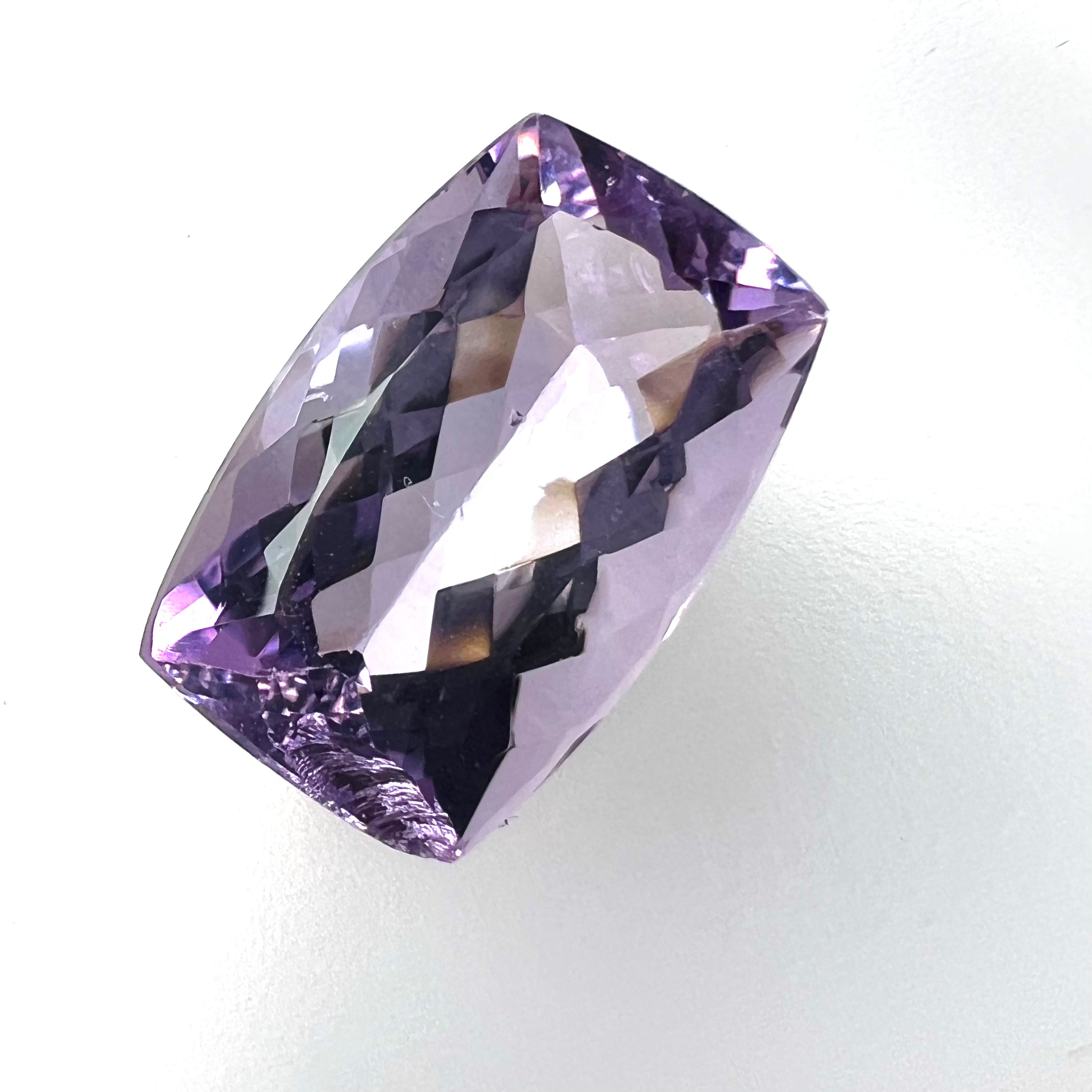 15.39CT Loose Natural Fancy Cut Amethyst 20.9x13x8.6mm Earth mined Gemstone