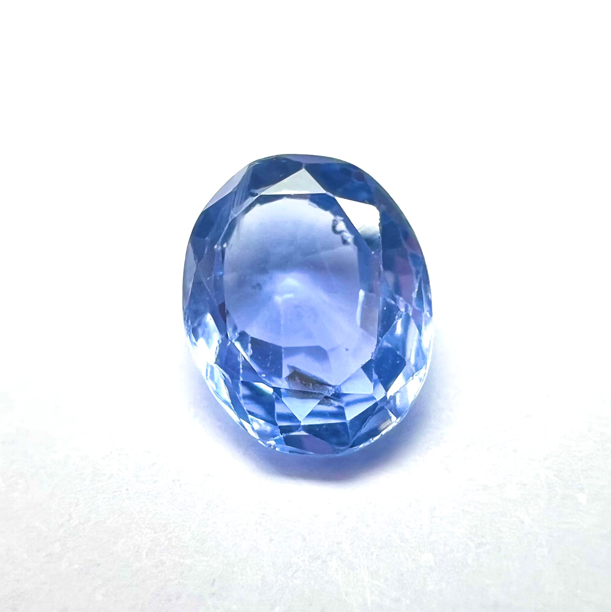 1.3CTW Loose Sapphire 7.5x5.96x3.13mm Earth mined Gemstone