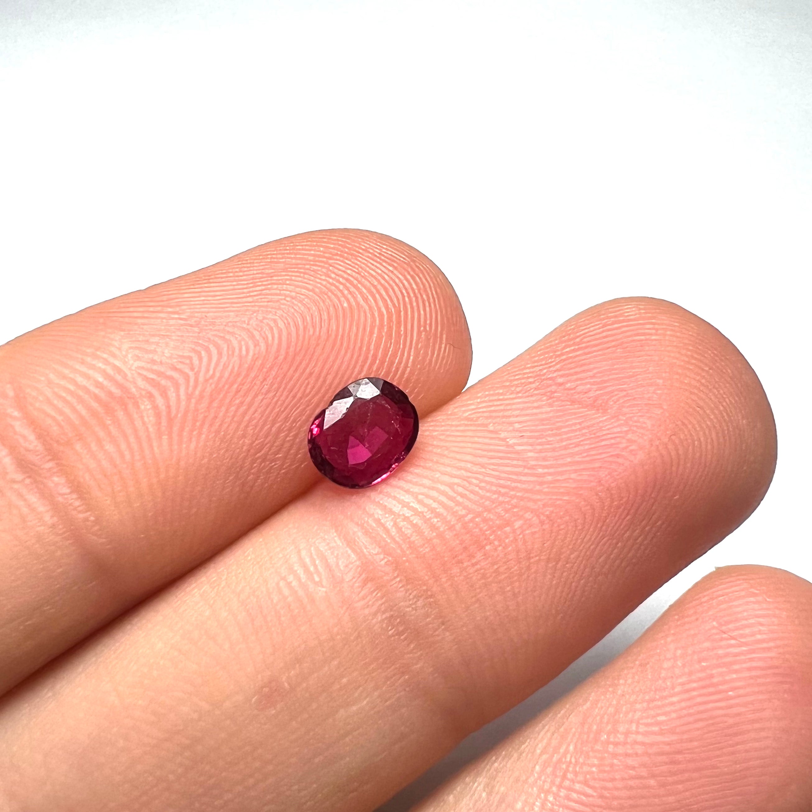 .71CT Loose Natural Oval Ruby 6x5x1.5mm Earth mined Gemstone