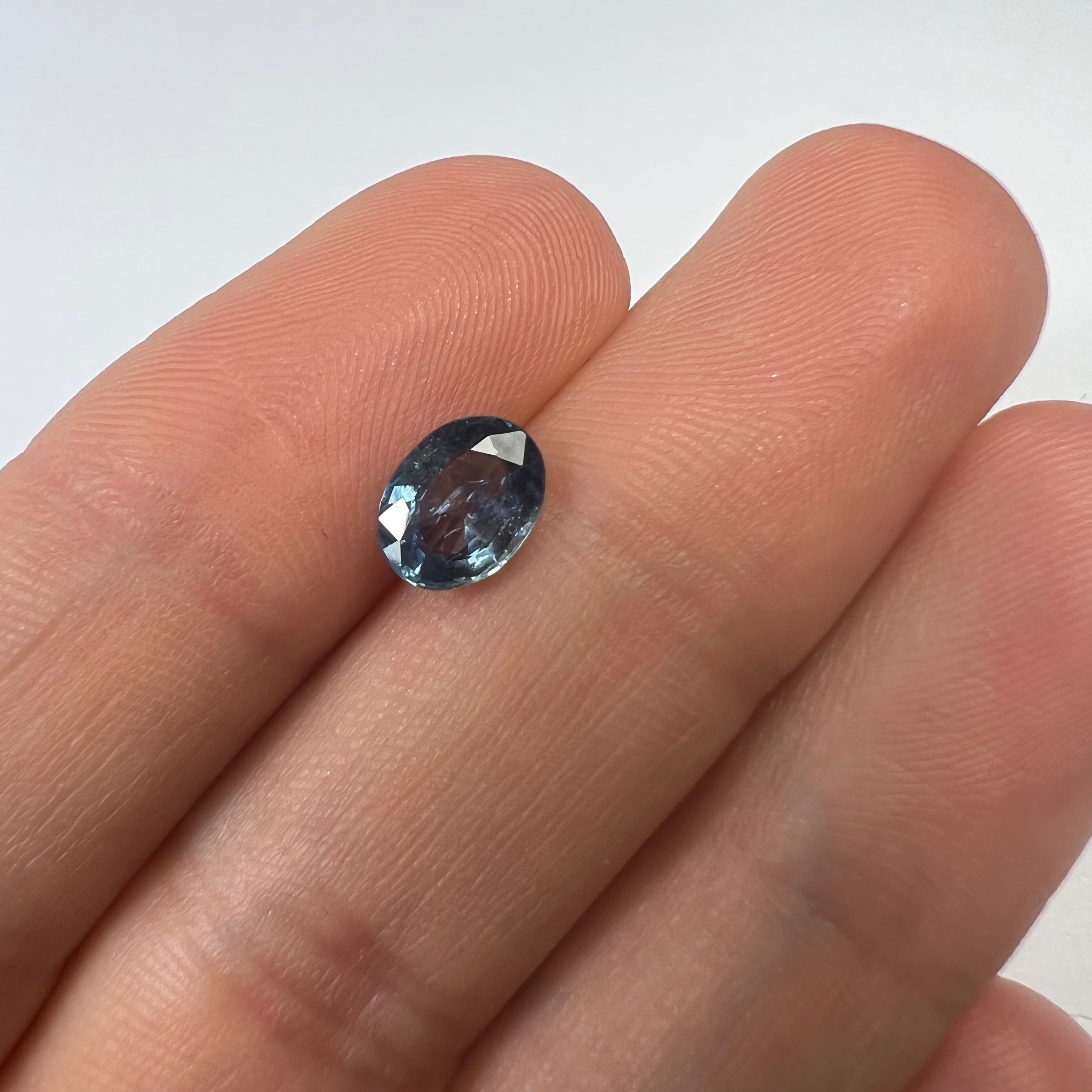 1.45CTW Loose Oval Sapphire 7.8x6x3.4mm Earth mined Gemstone