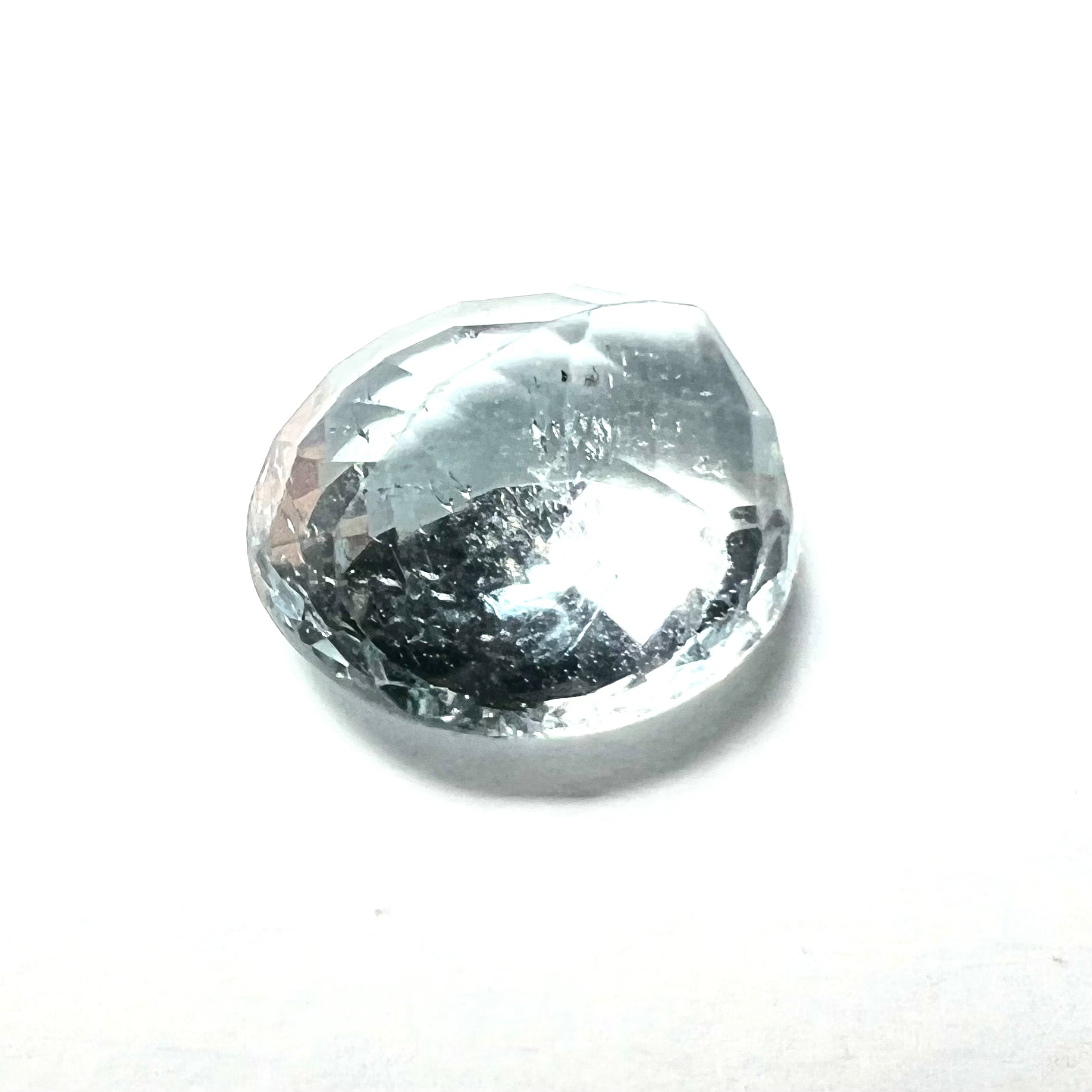 2.59CT Loose Natural Aquamarine 9x8x5mm Earth mined Gemstone
