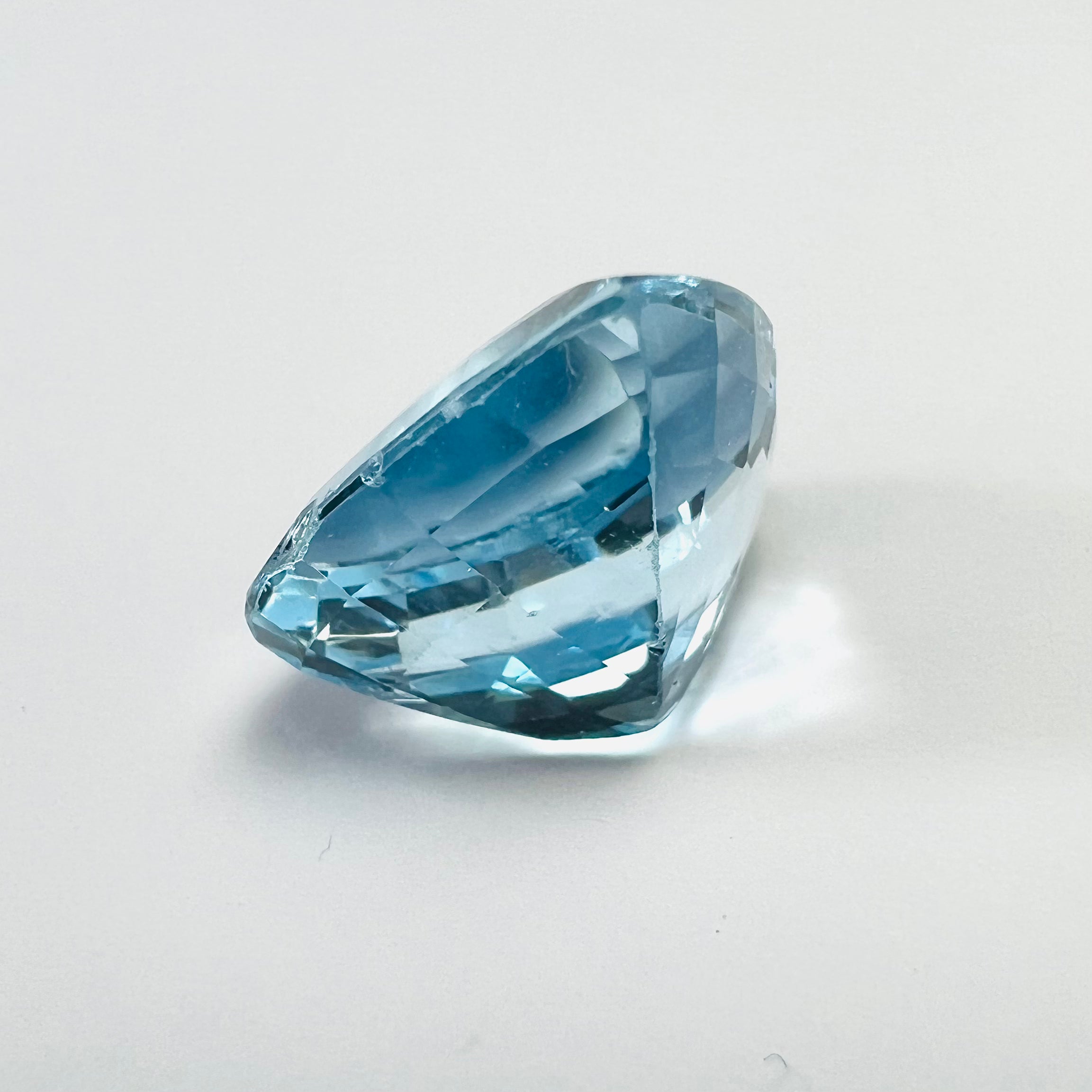 14.75CTW Loose Natural Trillion Cut Topaz 15.5x9.1mm Earth mined Gemstone