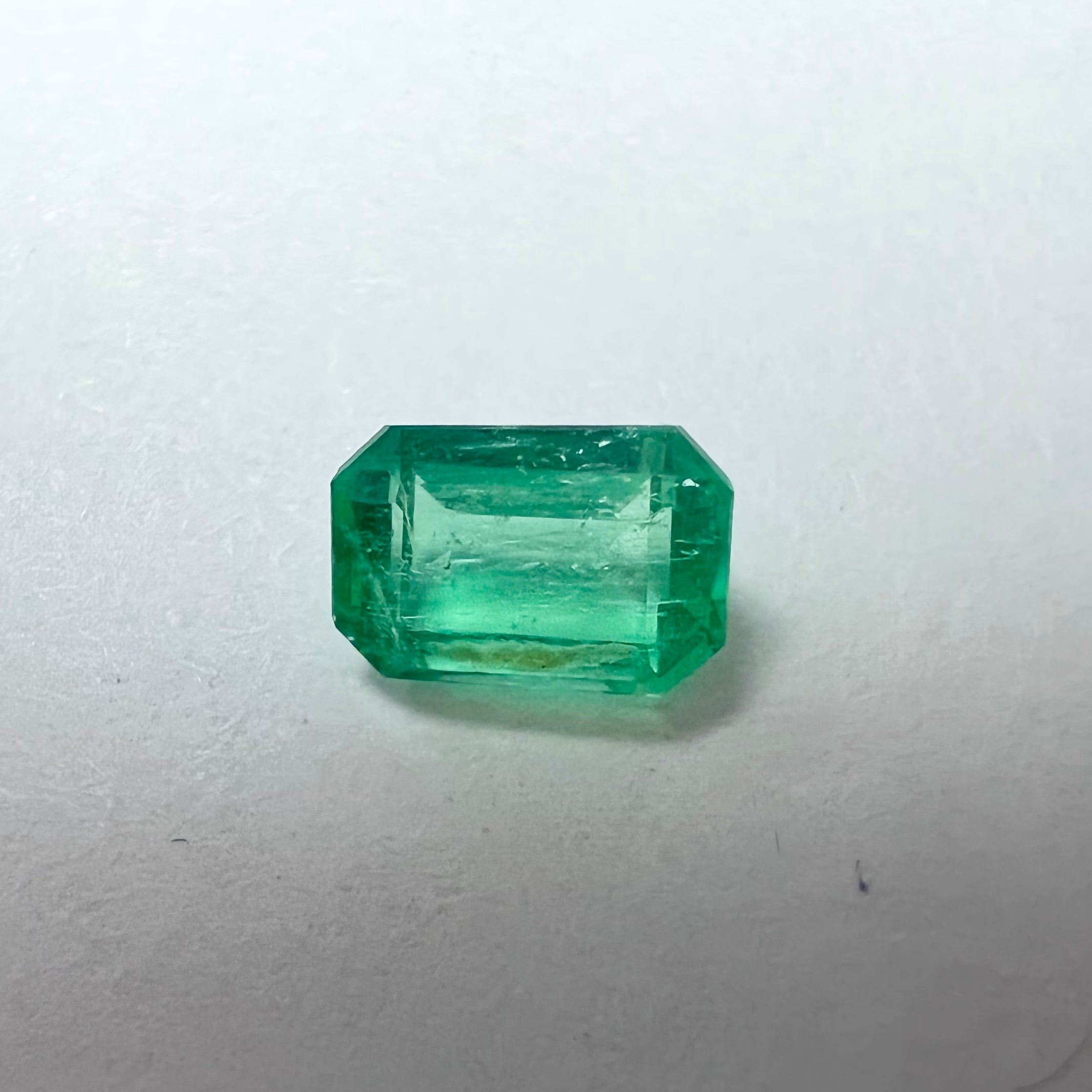 .69CT Loose Natural Colombian Emerald Rectangle Shape 6.52x4.54x3.07mm