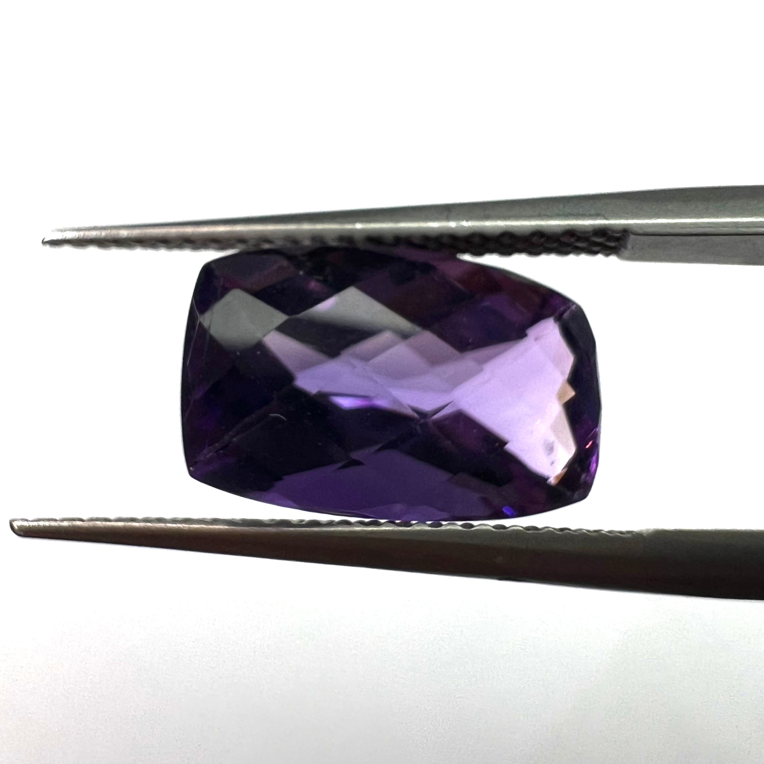 4.12CTW Loose Natural Fancy Cut Amethyst 13x8x6.15mm Earth mined Gemstone