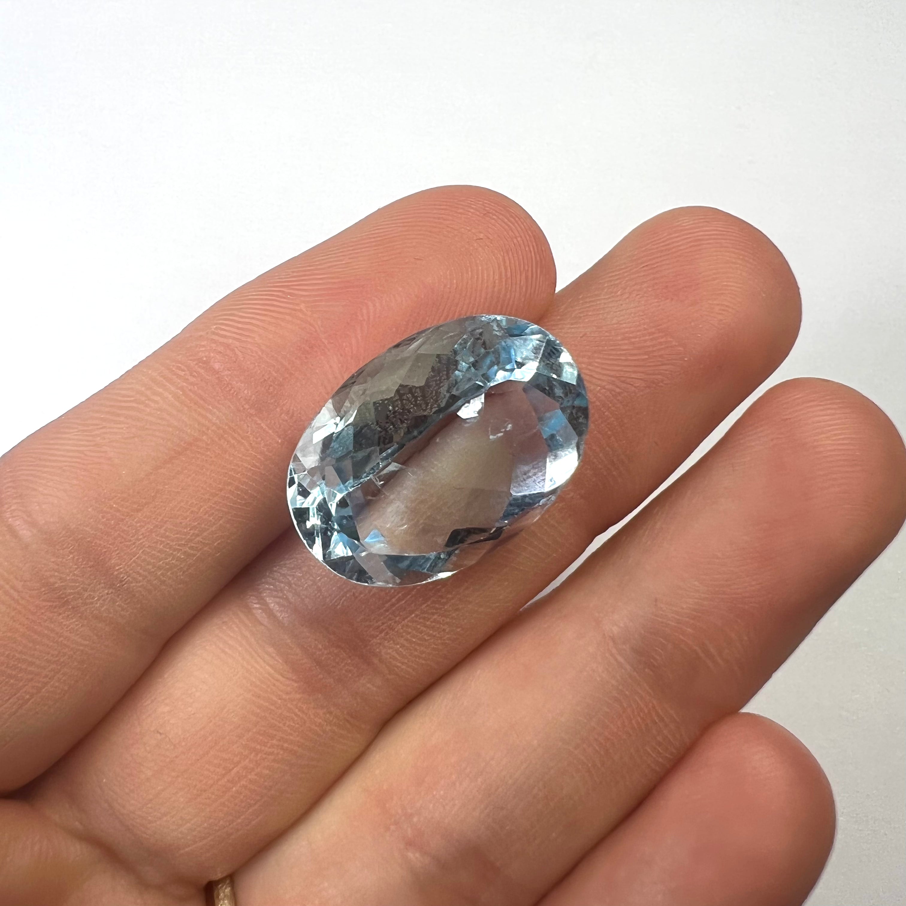 23.43CTW Loose Natural Oval Cut Topaz 21x15x9mm Earth mined Gemstone