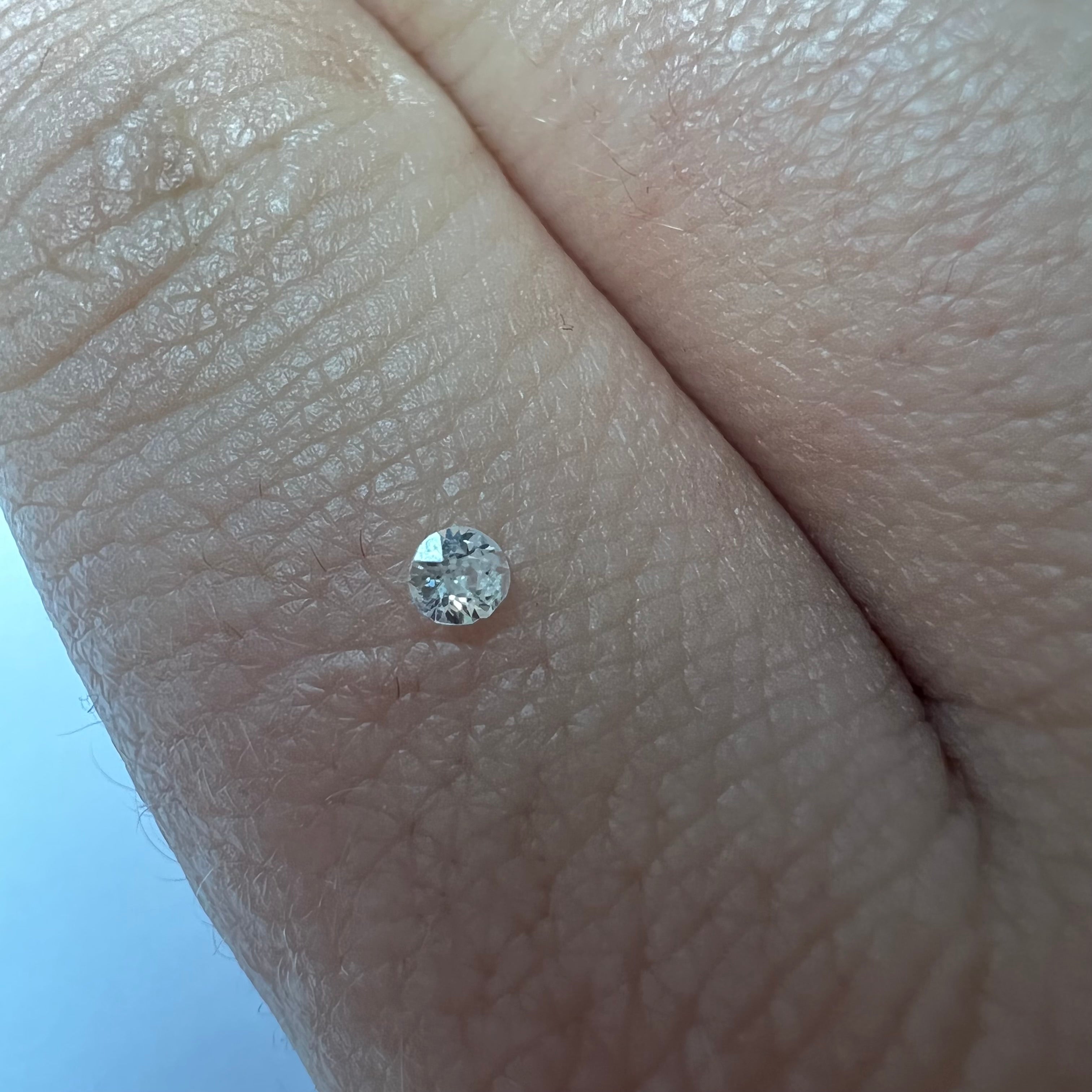 .04CT Old Mine Cut Diamond M SI2 2.25X1.25mm Natural Earth mined