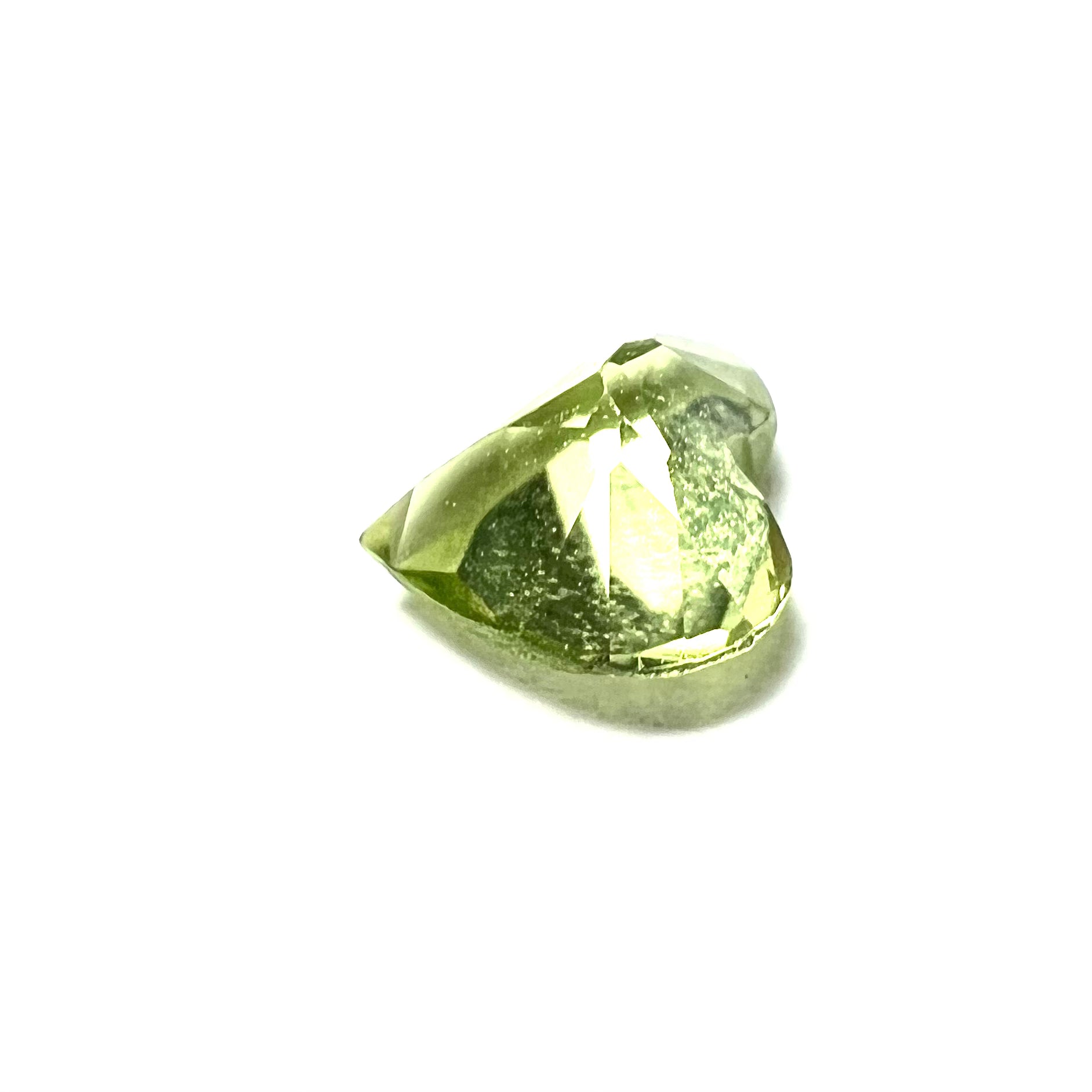 .40CT Loose Natural Heart Cut Peridot 5x3mm Earth mined Gemstone