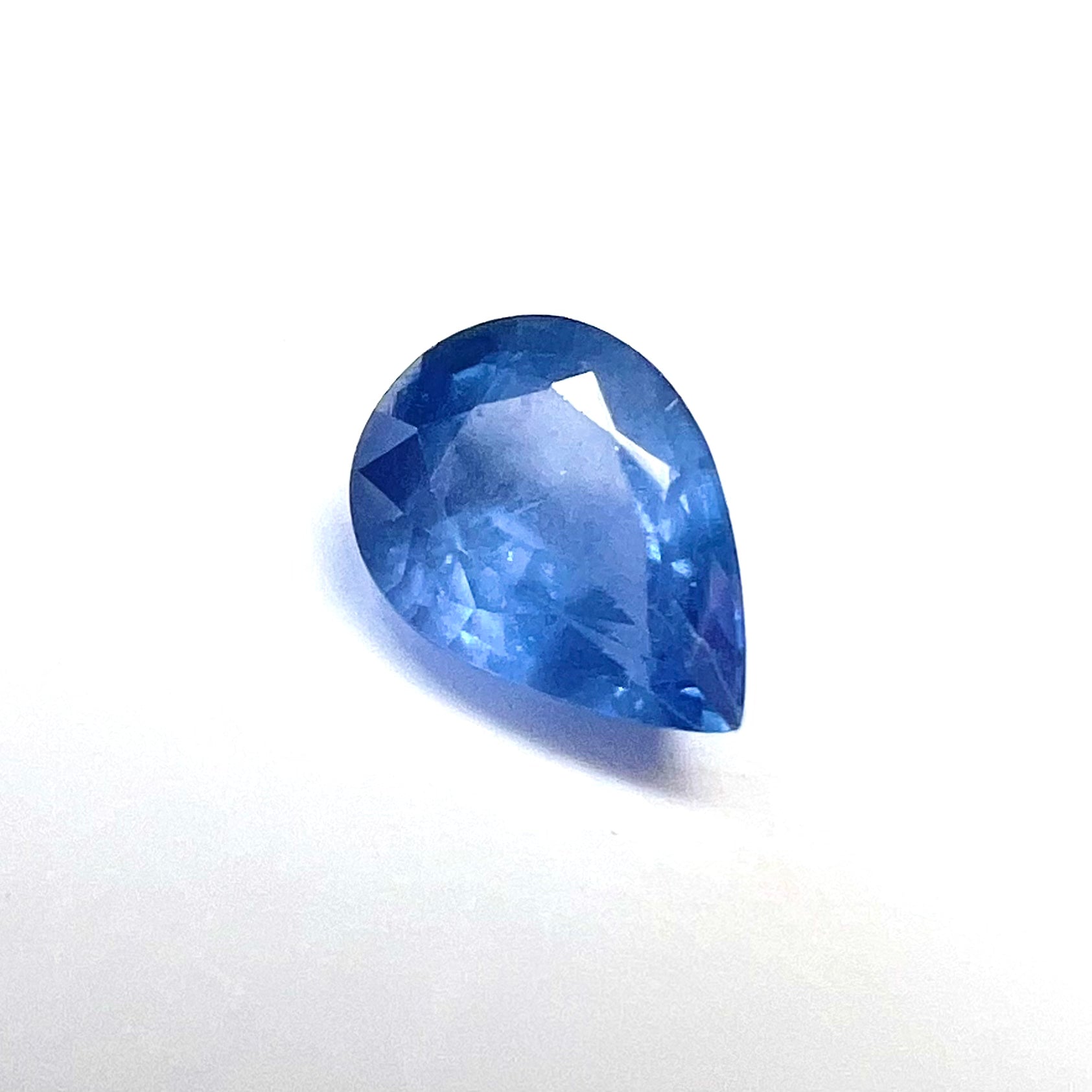 1.33CTW Loose Pear Shape Sapphire 7.5x5.6x4.06mm Earth mined Gemstone