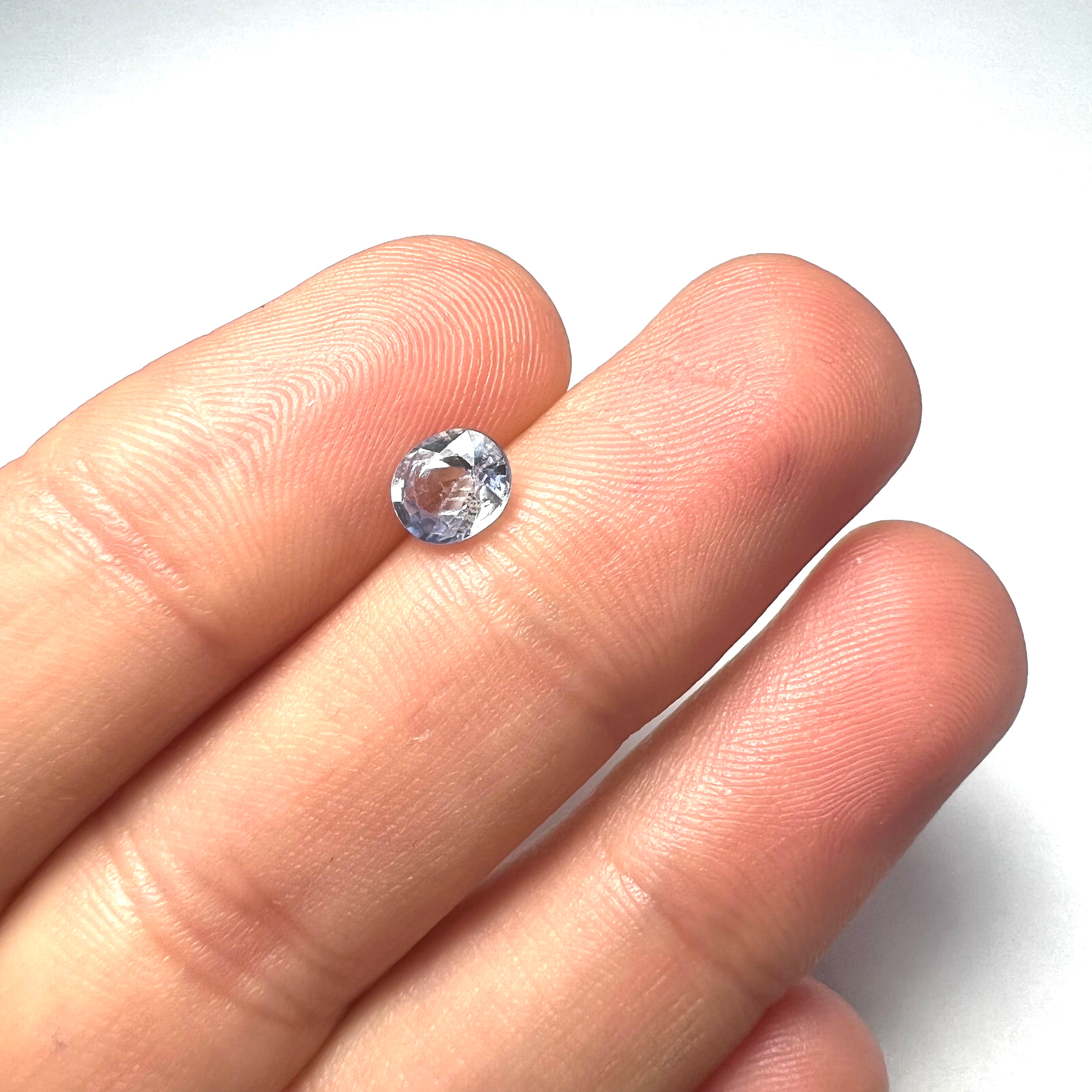 .90CT Loose Oval Blue Sapphire 6x5x3mm  Earth mined Gemstone