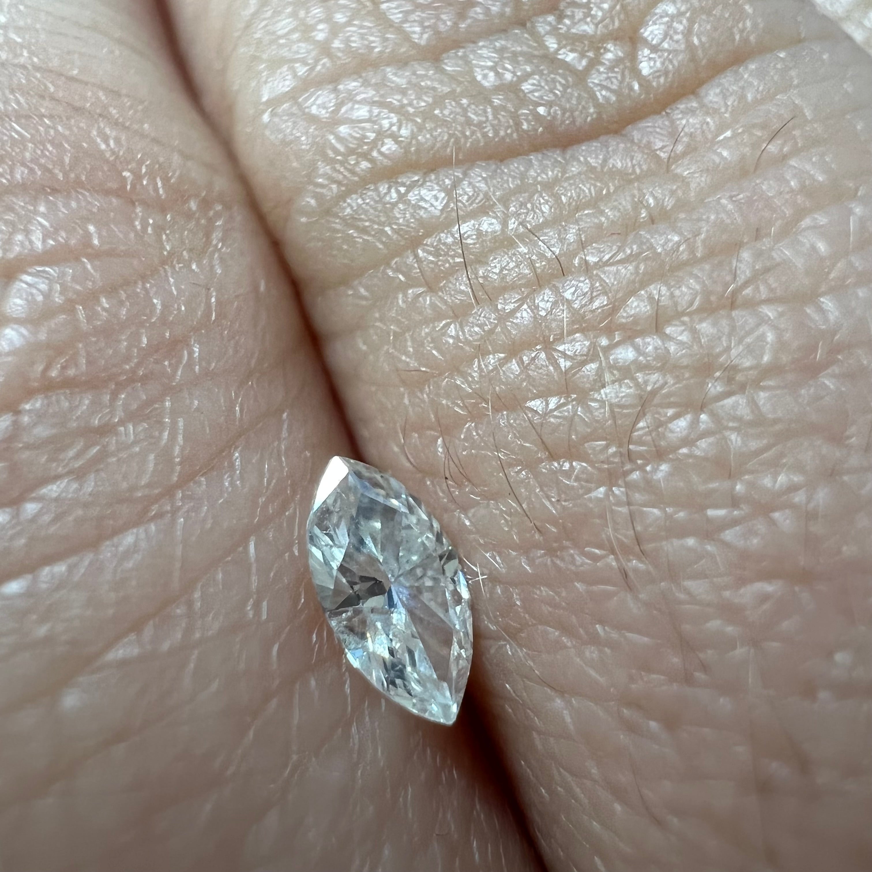 .17CT Marquise Diamond J VS2 5.92x3.19x1.79mm Natural Earth mined