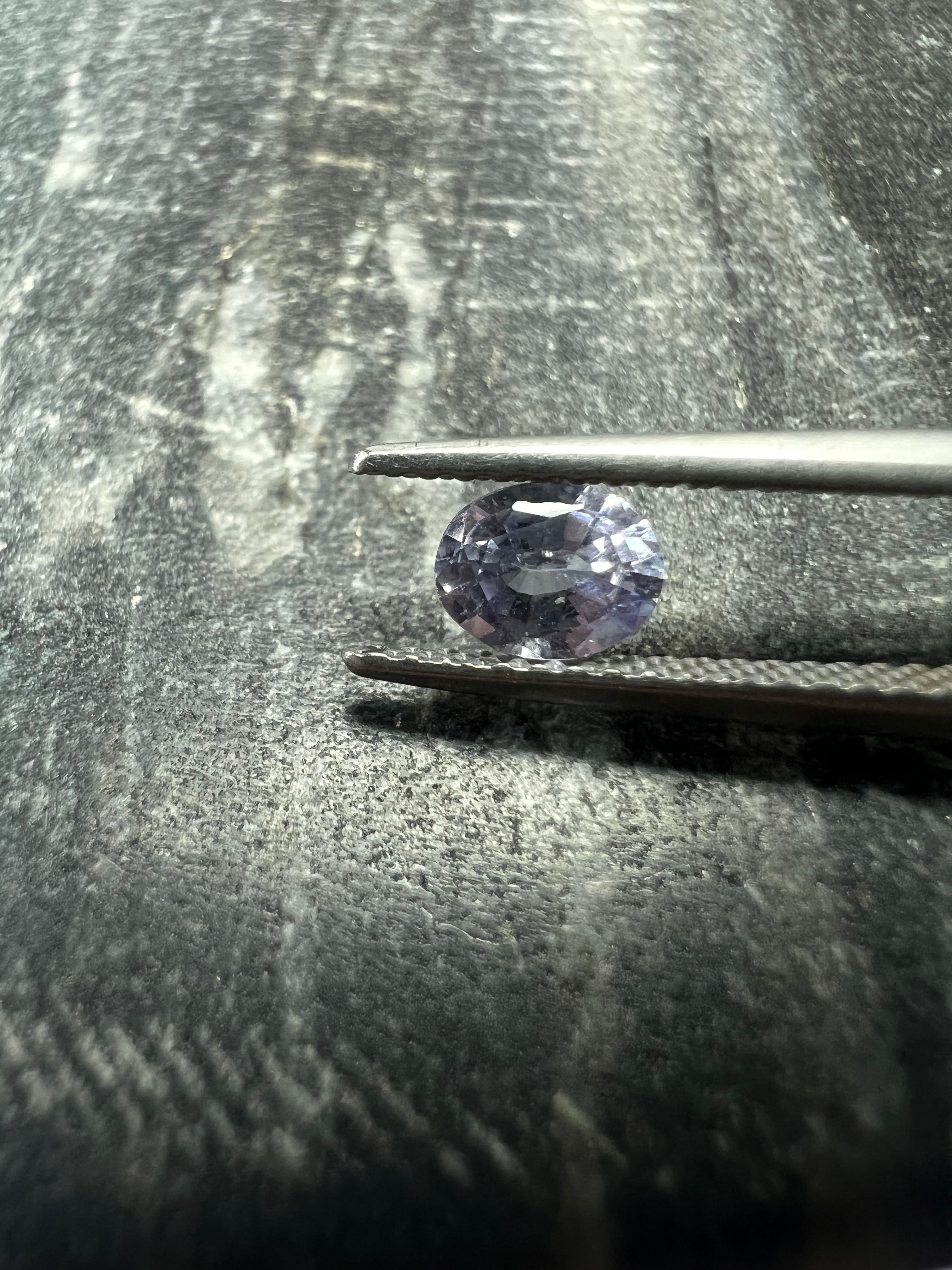 .48CT Loose Oval Blue Sapphire 5.36x4.28x2.9mm Earth mined Gemstone