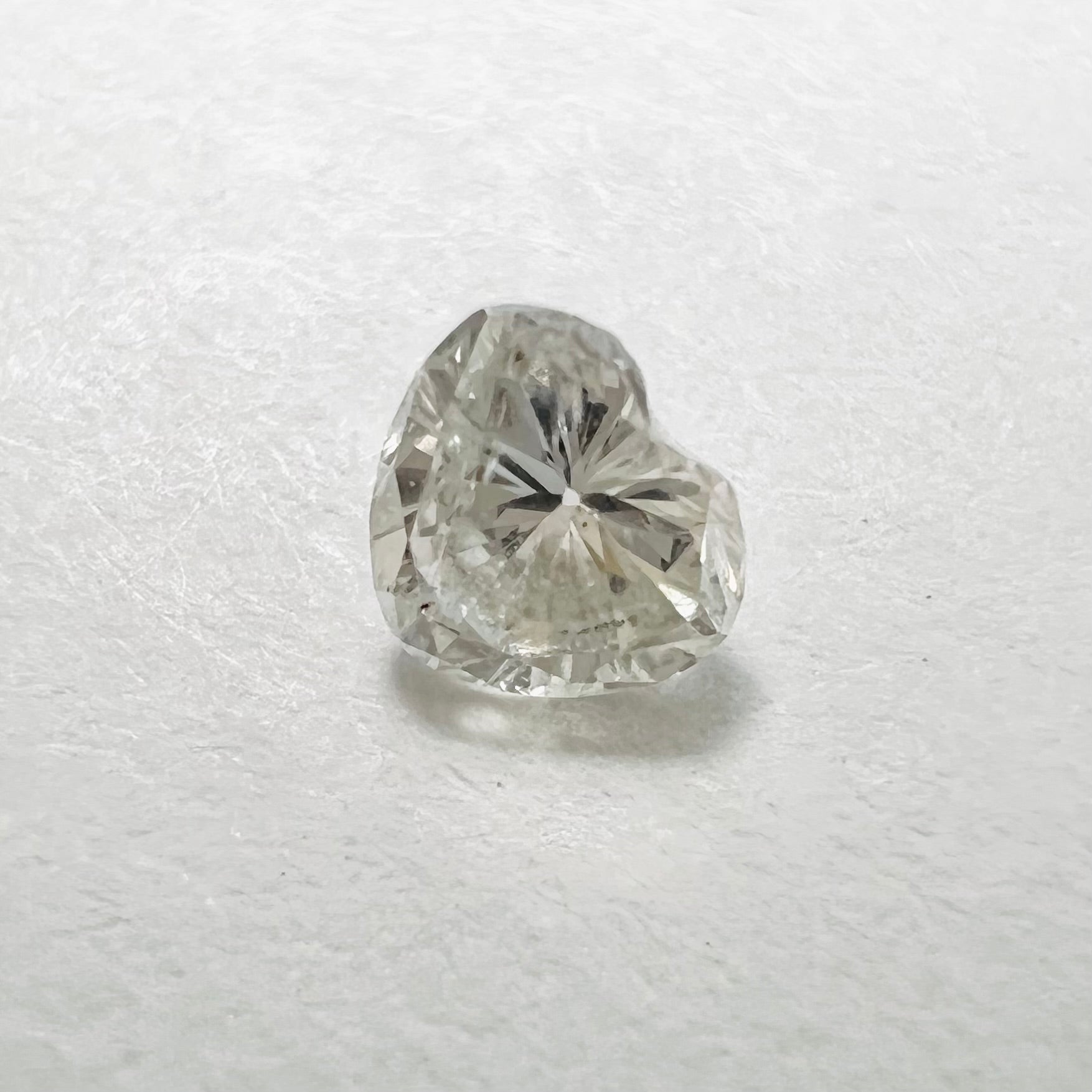 .18CT Heart Shape Diamond K I1 3.29x3.72x2.04mm Natural Earth mined