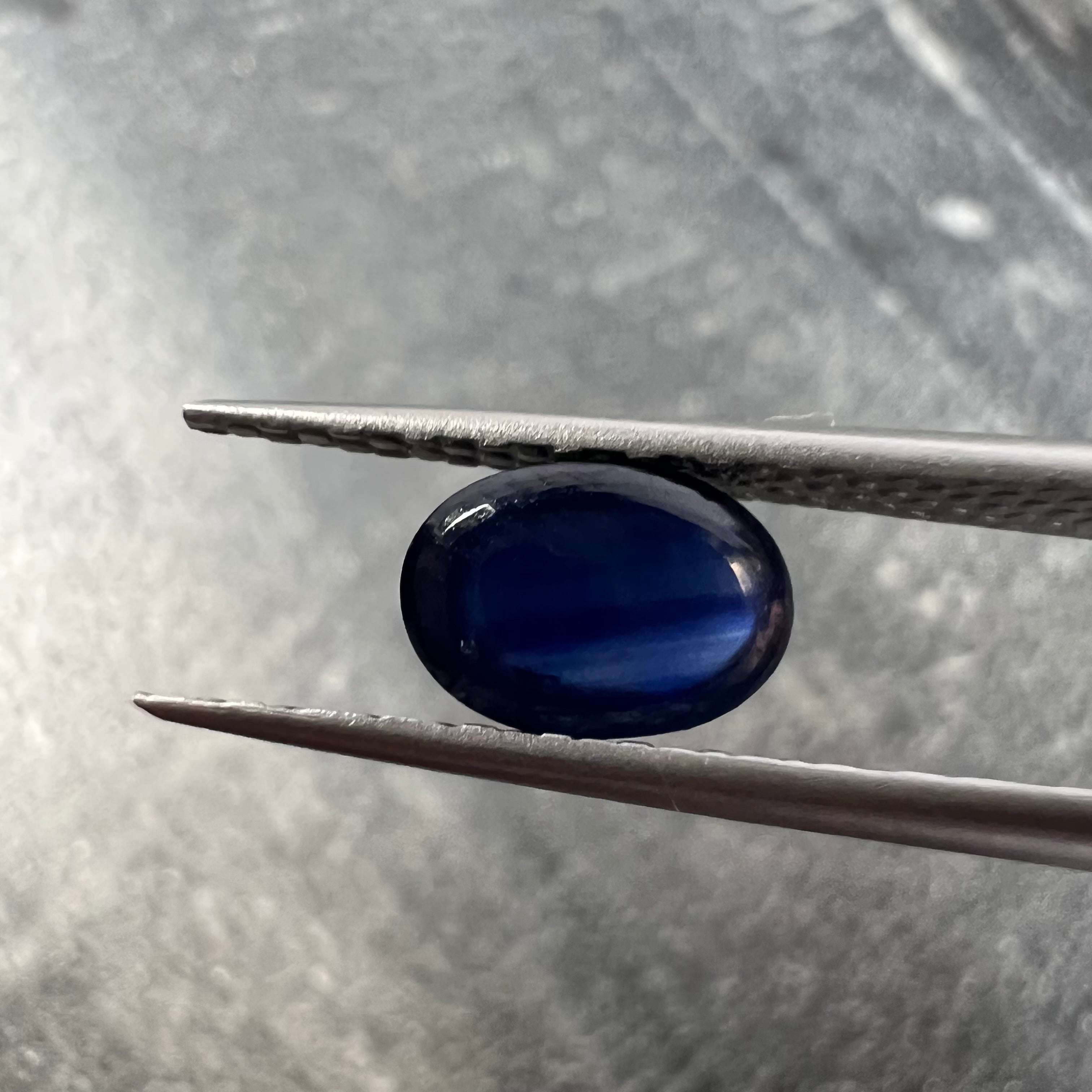 1.24CTW Loose Natural Oval Cabochon Sapphire 7.06x4.91x3.21mm Earth mined Gemsto