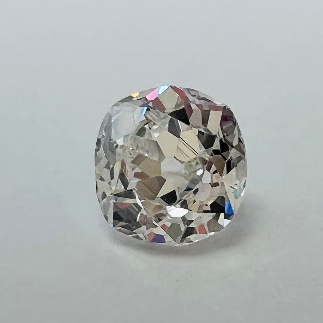 .68CT Old Mine Brilliant Cut Diamond H I1 5.25x5.08x3.40mm Natural Earth mined