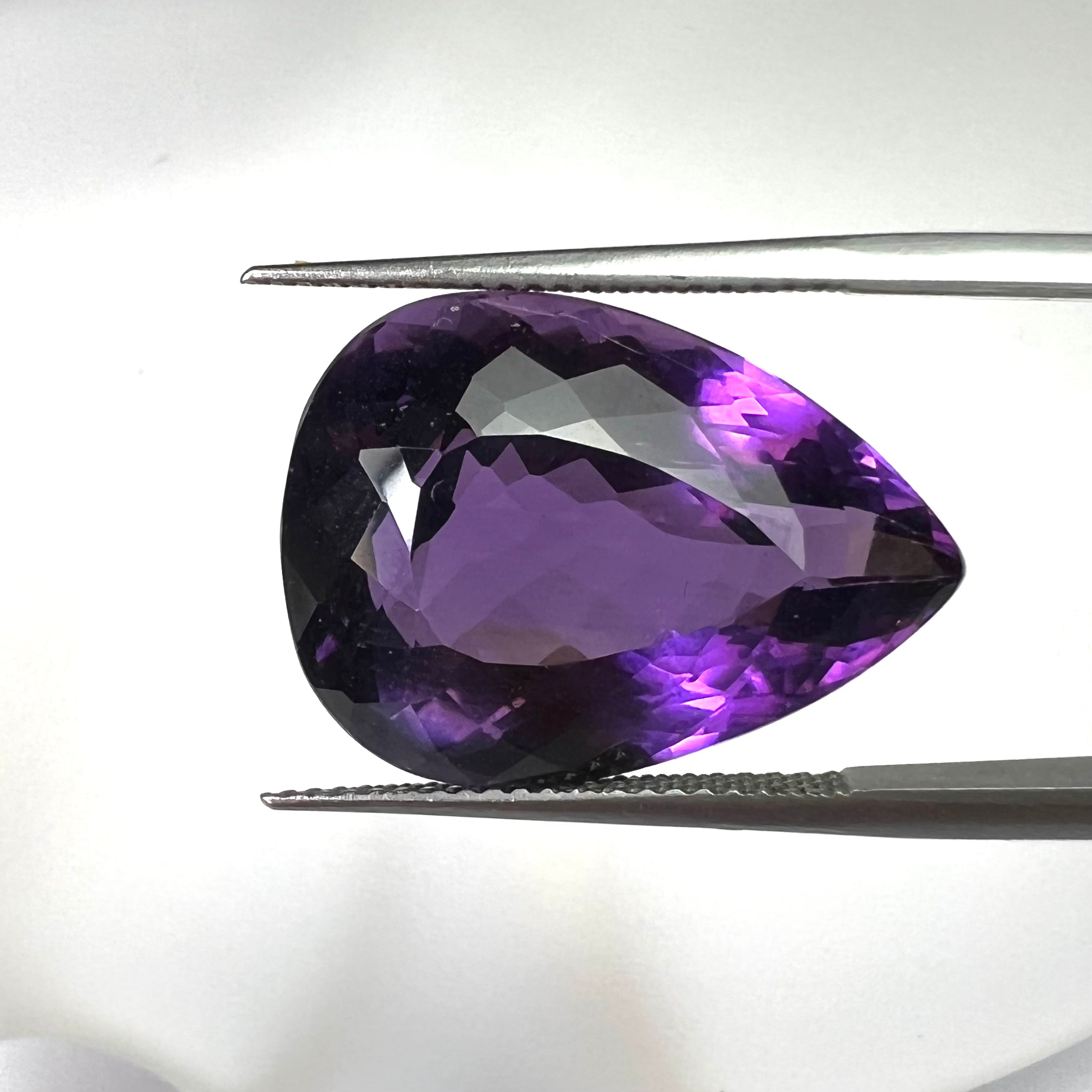 20.55CTW Loose Natural Oval Cut Amethyst 20.8x15.3x12.25mm Earth mined Gemstone