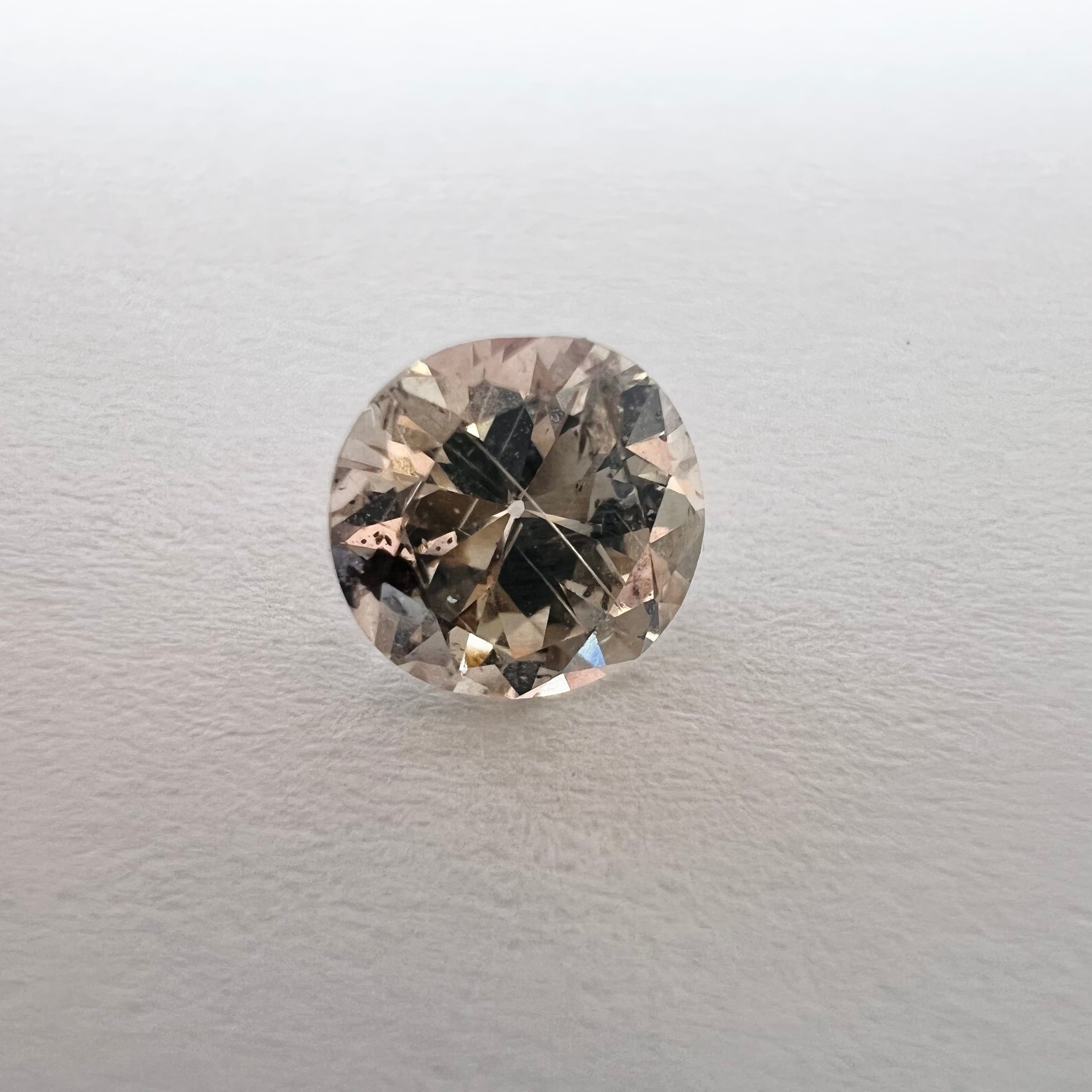 .72CT Cushion Cut Diamond Champagne I1 5.77x5.56x3.47mm Natural Earth mined