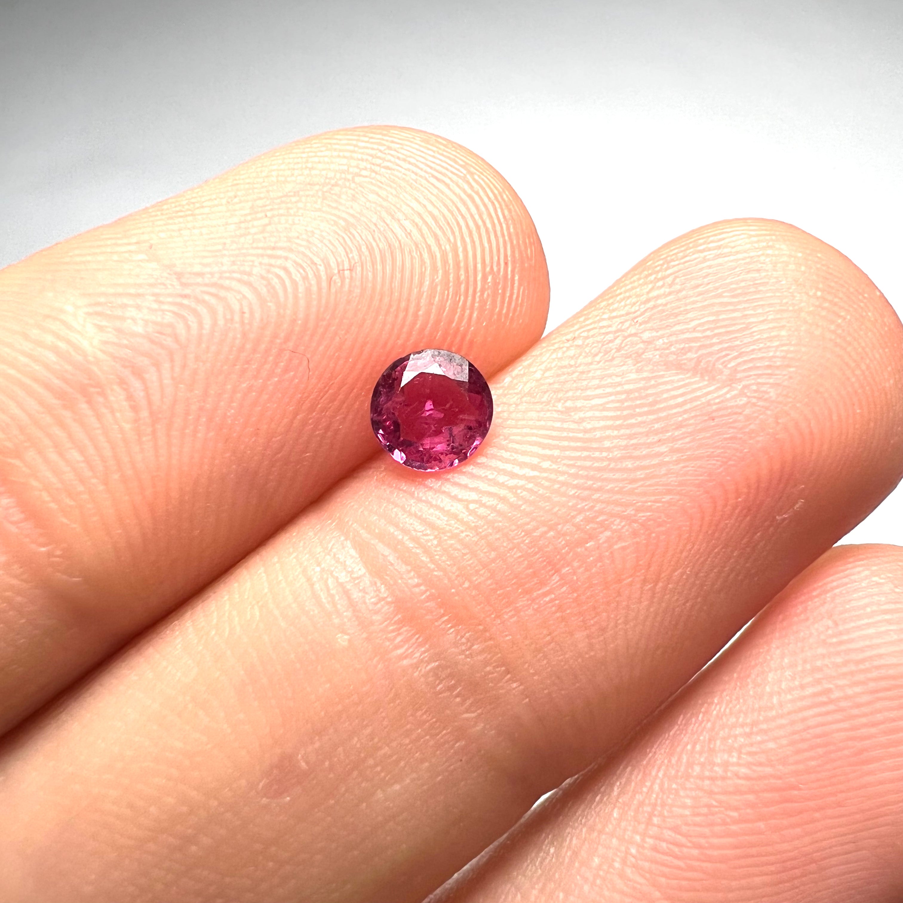 .50CT Loose Natural Round Ruby 5x2mm Earth mined Gemstone