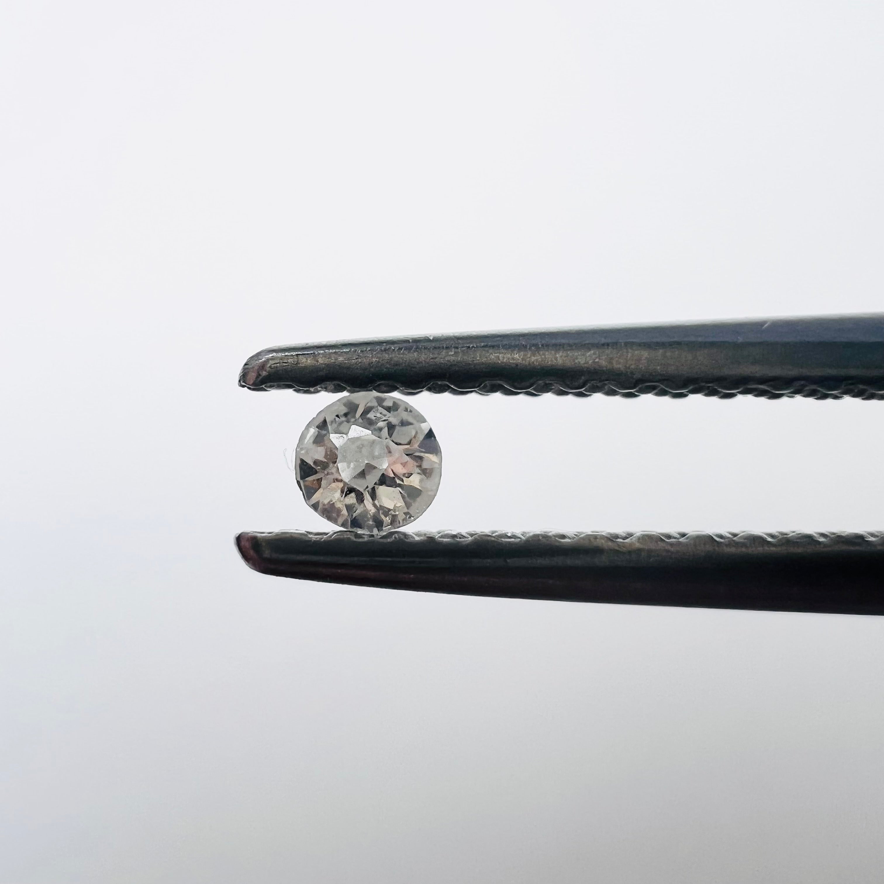 .04CT Old Mine Cut Diamond M SI2 2.25X1.25mm Natural Earth mined