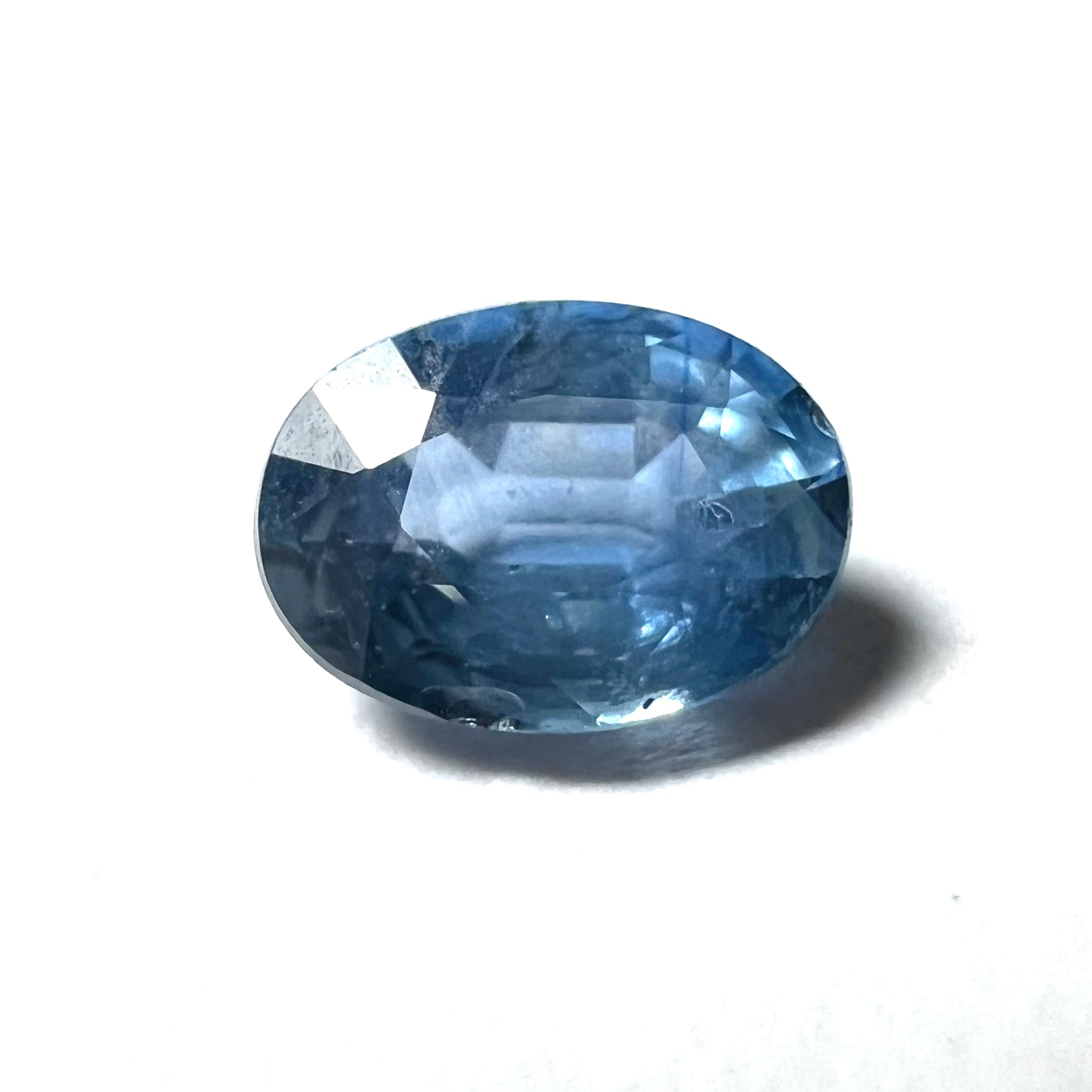 1.06CTW Loose Blue Oval Sapphire 7x5x4.5mm Earth mined Gemstone